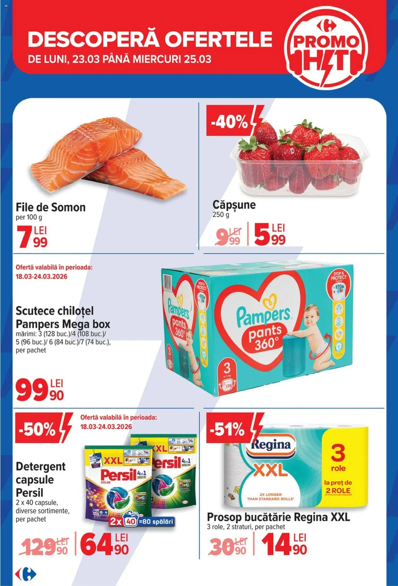 Catalog Carrefour 25 Martie - 4 Aprilie 2026 | Pagina 6 | Produse: Bucătărie, Role, Detergent, Scutece