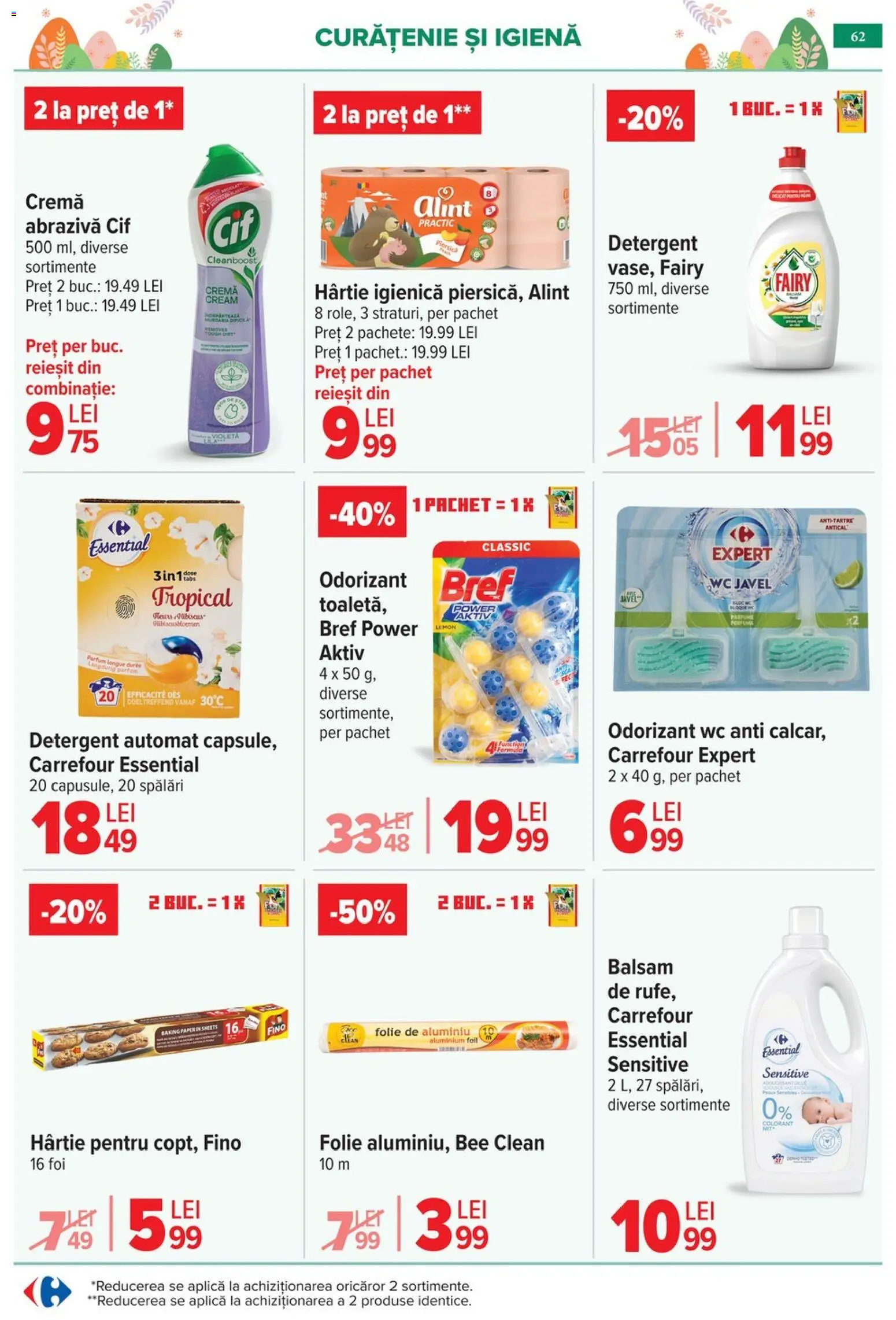 Catalog Carrefour 25 Martie - 4 Aprilie 2026 | Pagina 66 | Produse: Pomelo, Kedi Ödül Oyuncakları, Cremă, Detergent
