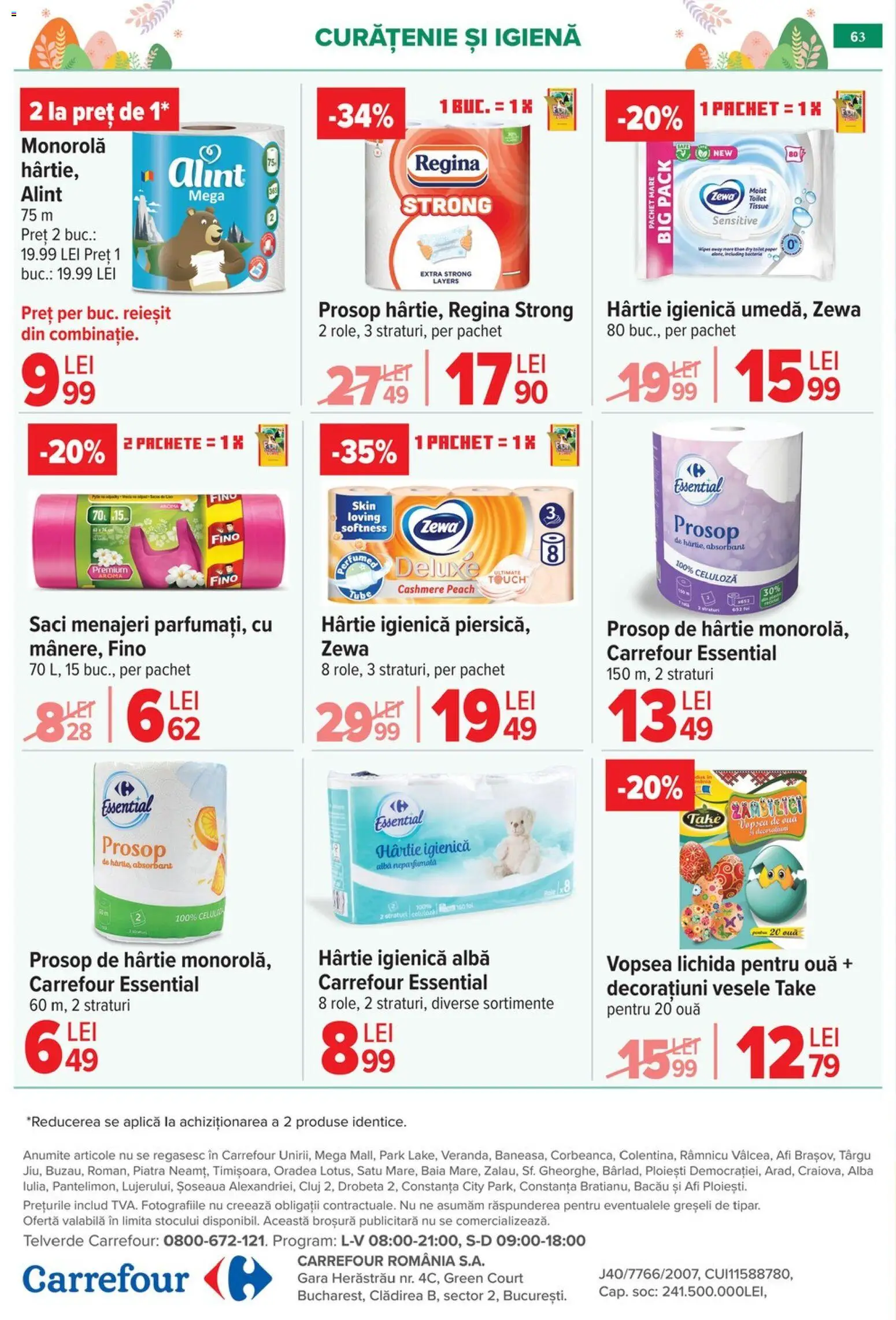 Catalog Carrefour 25 Martie - 4 Aprilie 2026 | Pagina 67 | Produse: Vopsea, Saci menajeri, Ouă