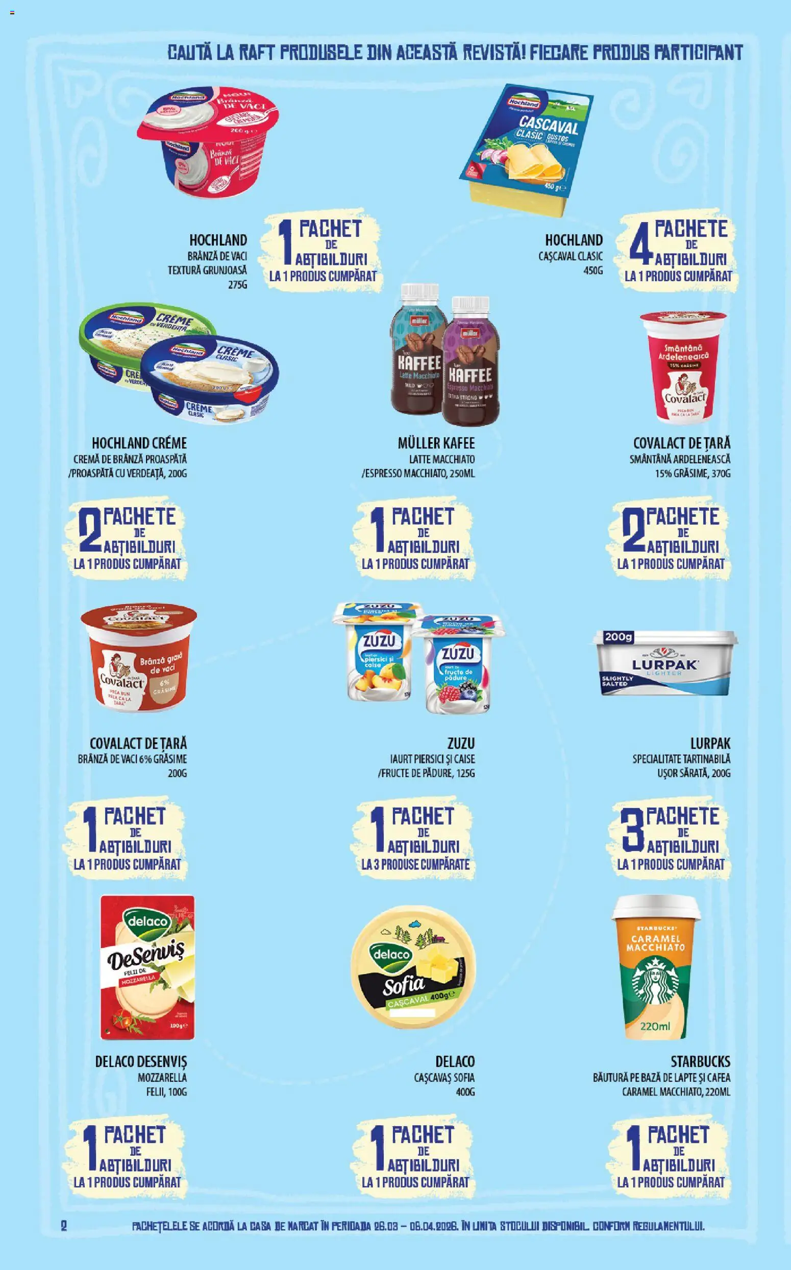 Catalog Mega Image 26 Martie - 7 Aprilie 2026 | Pagina 2 | Produse: Light Kedi Konservesi, Cremă, Cafea, Smântână