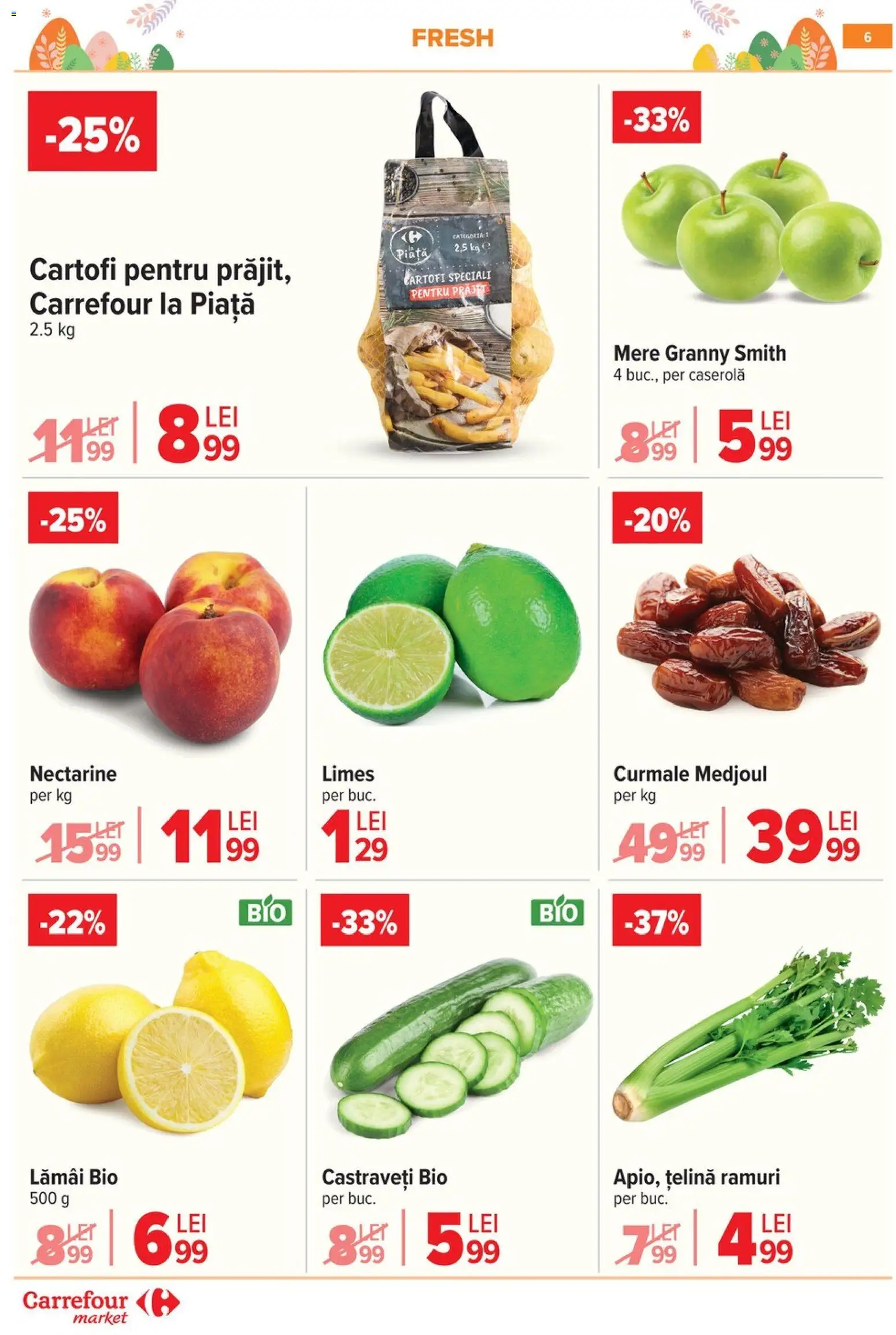 Catalog Carrefour 25 Martie - 4 Aprilie 2026 | Pagina 10 | Produse: Şerit ödül, Temizlik kovası, Mere, Cartofi