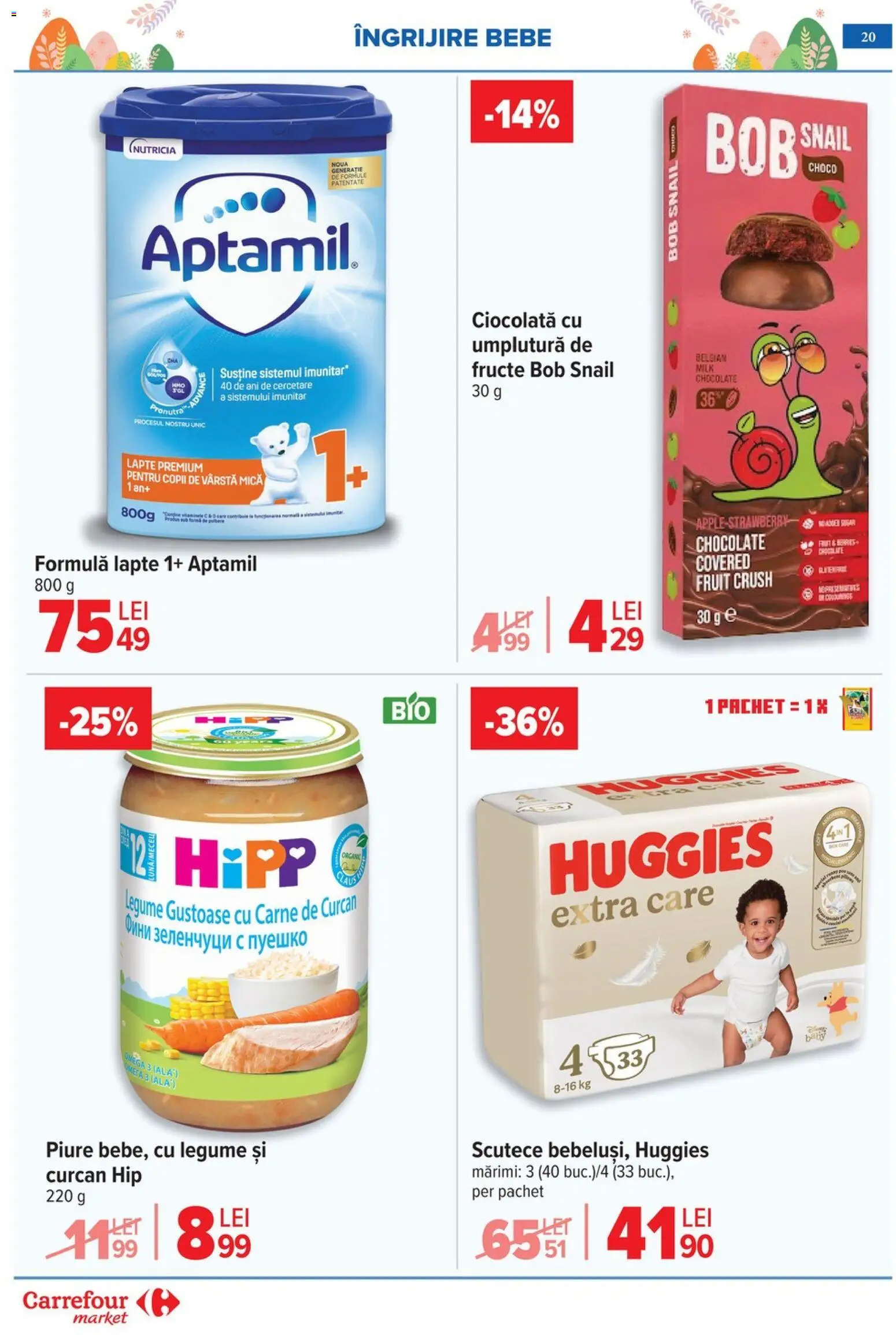 Catalog Carrefour 25 Martie - 4 Aprilie 2026 | Pagina 24 | Produse: Lapte, Ciocolată, Legume, Fructe