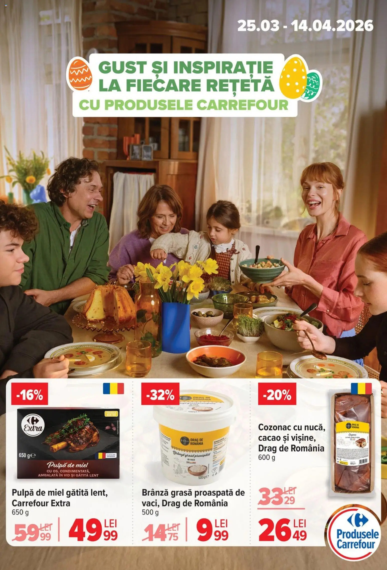 Catalog Carrefour 25 Martie - 4 Aprilie 2026 | Pagina 25 | Produse: Brânză, Cacao