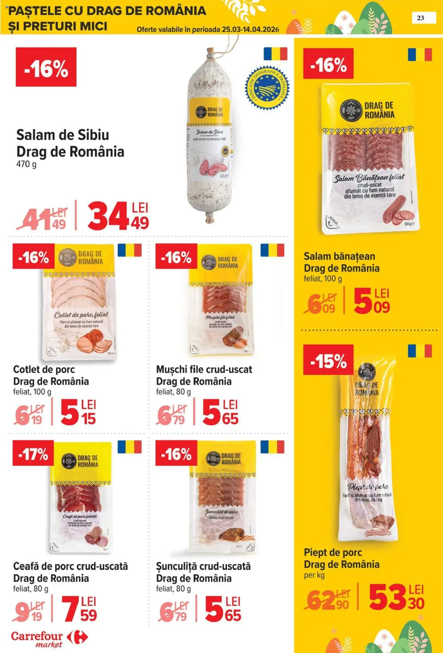 Catalog Carrefour 25 Martie - 4 Aprilie 2026 | Pagina 27 | Produse: Keçeli kalem, Lait de coco, Mici, Salam