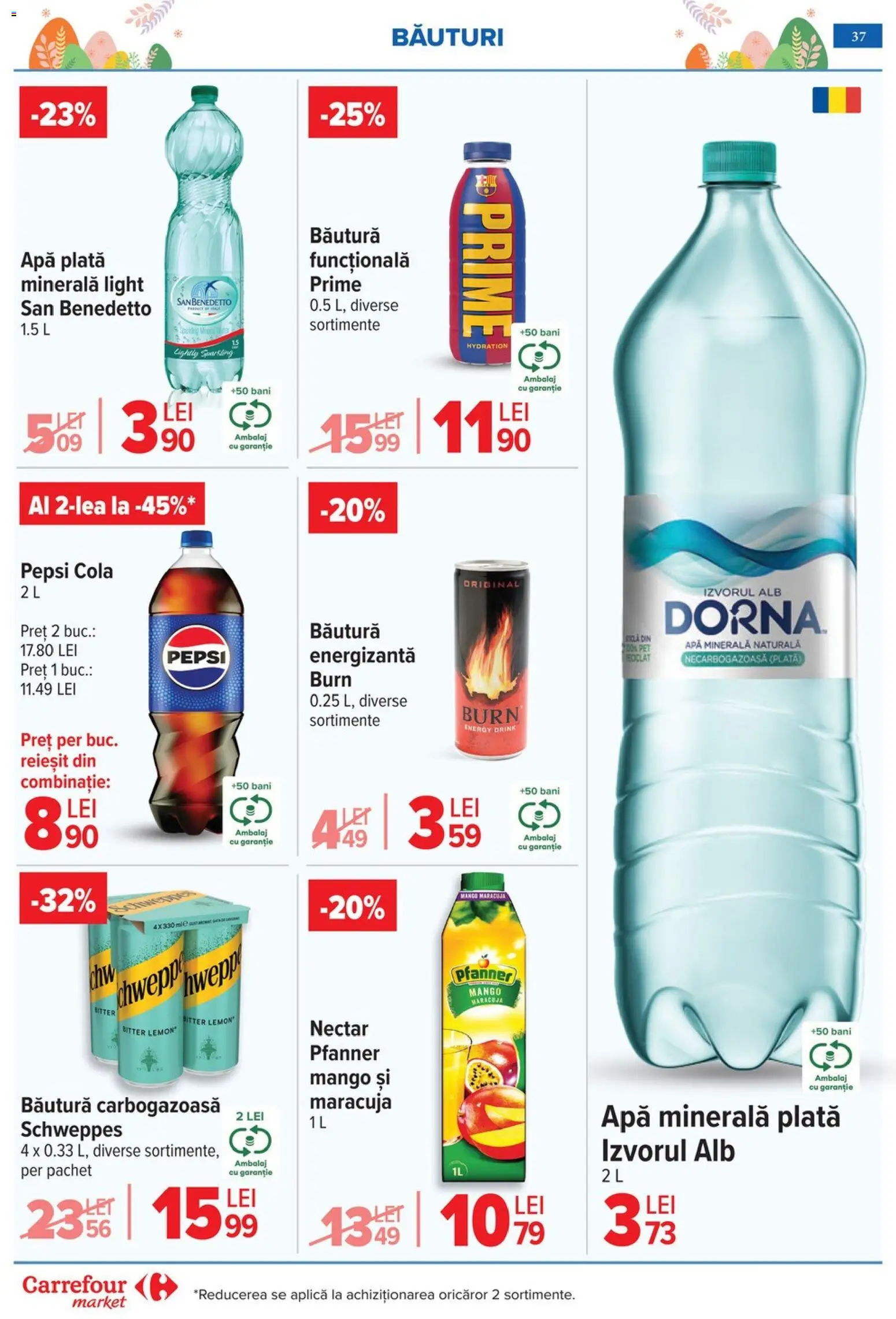 Catalog Carrefour 25 Martie - 4 Aprilie 2026 | Pagina 41 | Produse: Yazı tahtası kalemi, Amerikan servis, Apă, Mango