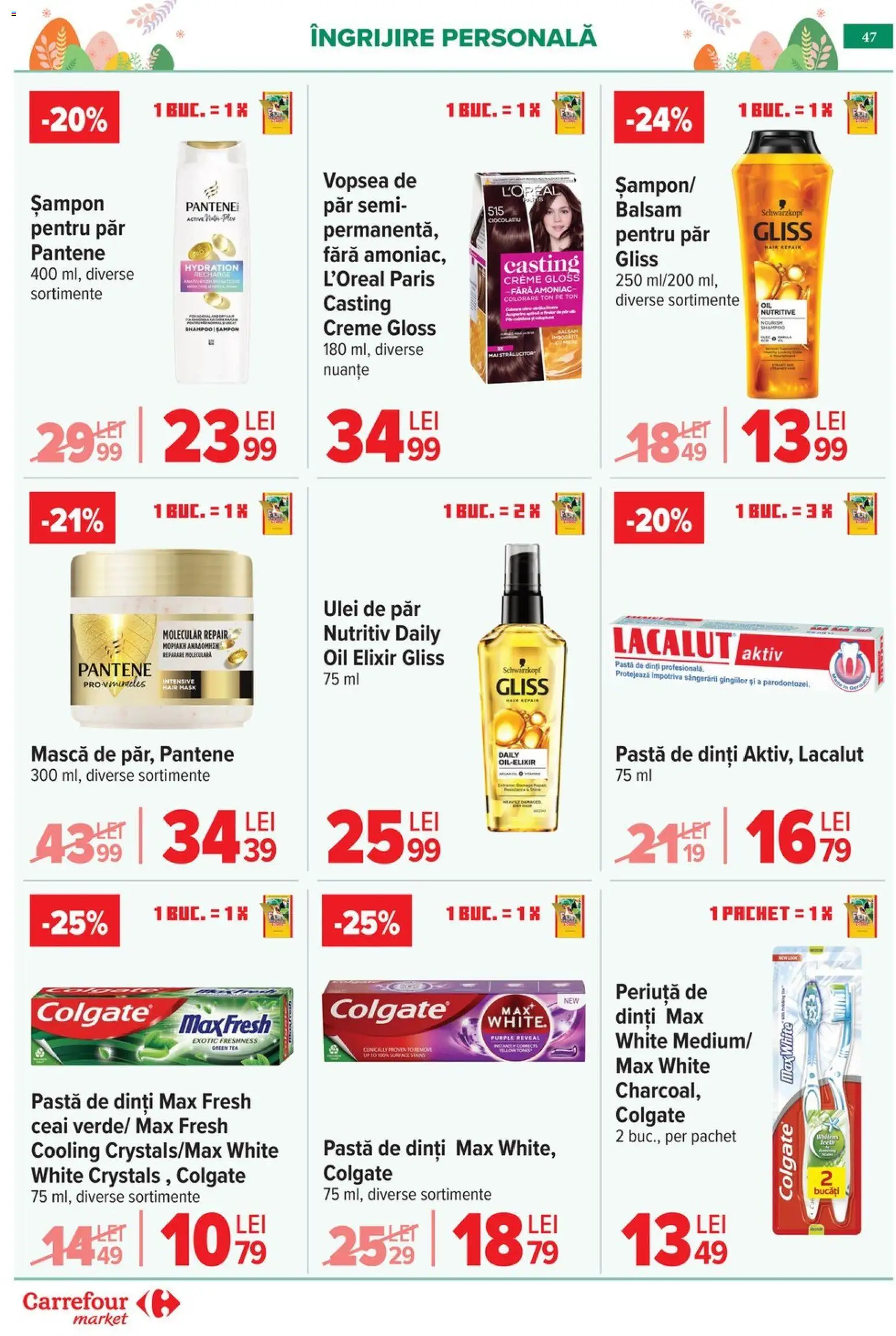 Catalog Carrefour 25 Martie - 4 Aprilie 2026 | Pagina 51 | Produse: Elixir, Balsam, Pastă de dinți, Ceai