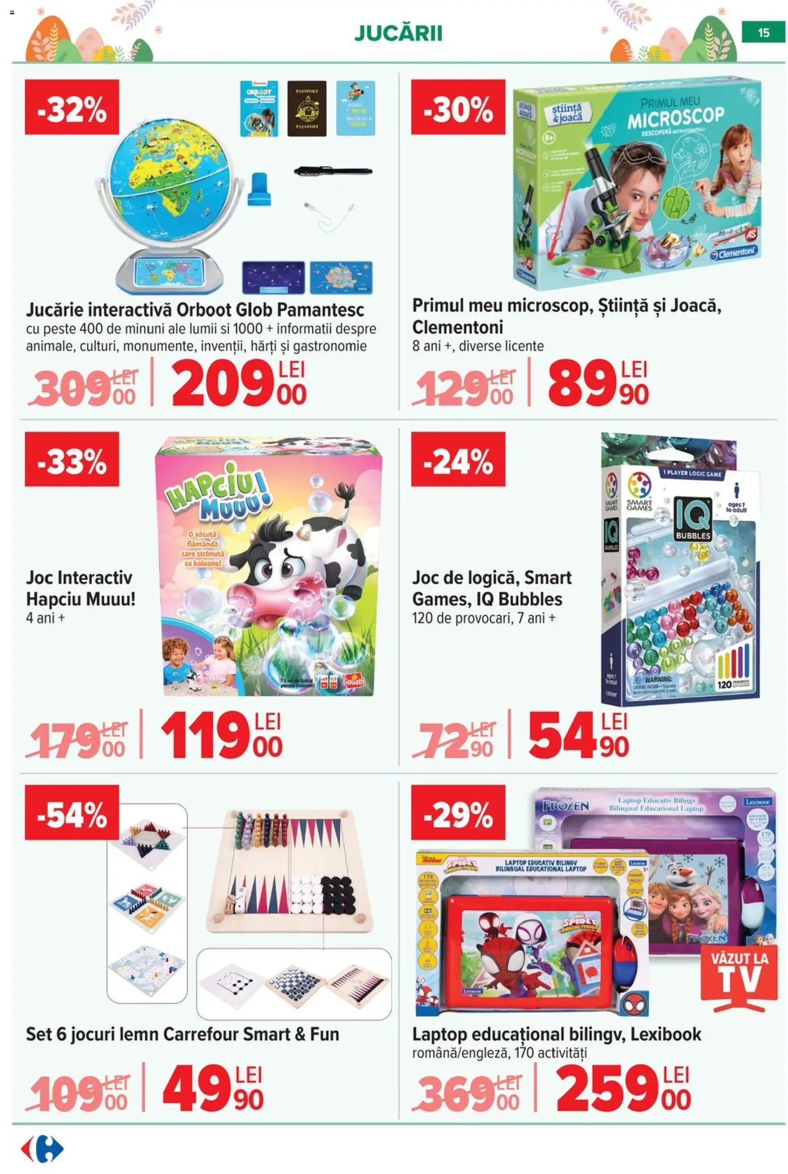 Catalog Carrefour 25 Martie - 13 Aprilie 2026 | Pagina 16 | Produse: Laptop, Player, Joc, Pește