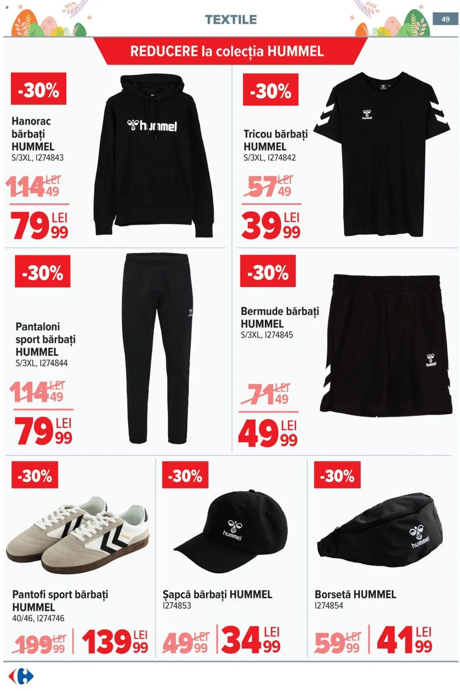 Catalog Carrefour 25 Martie - 13 Aprilie 2026 | Pagina 51 | Produse: Pantofi, Tricou, Pantaloni, Keşe