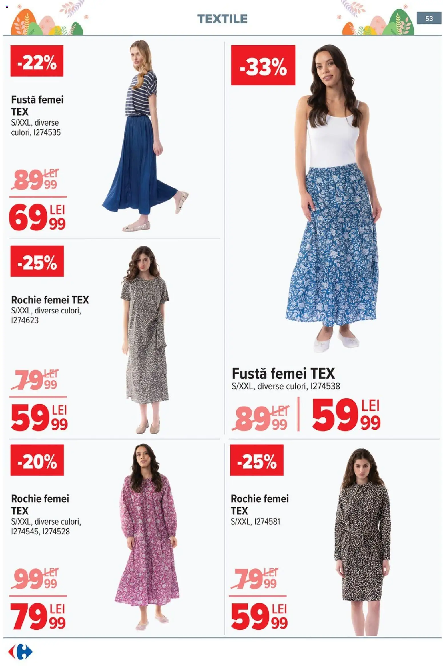 Catalog Carrefour 25 Martie - 13 Aprilie 2026 | Pagina 55 | Produse: Rochie
