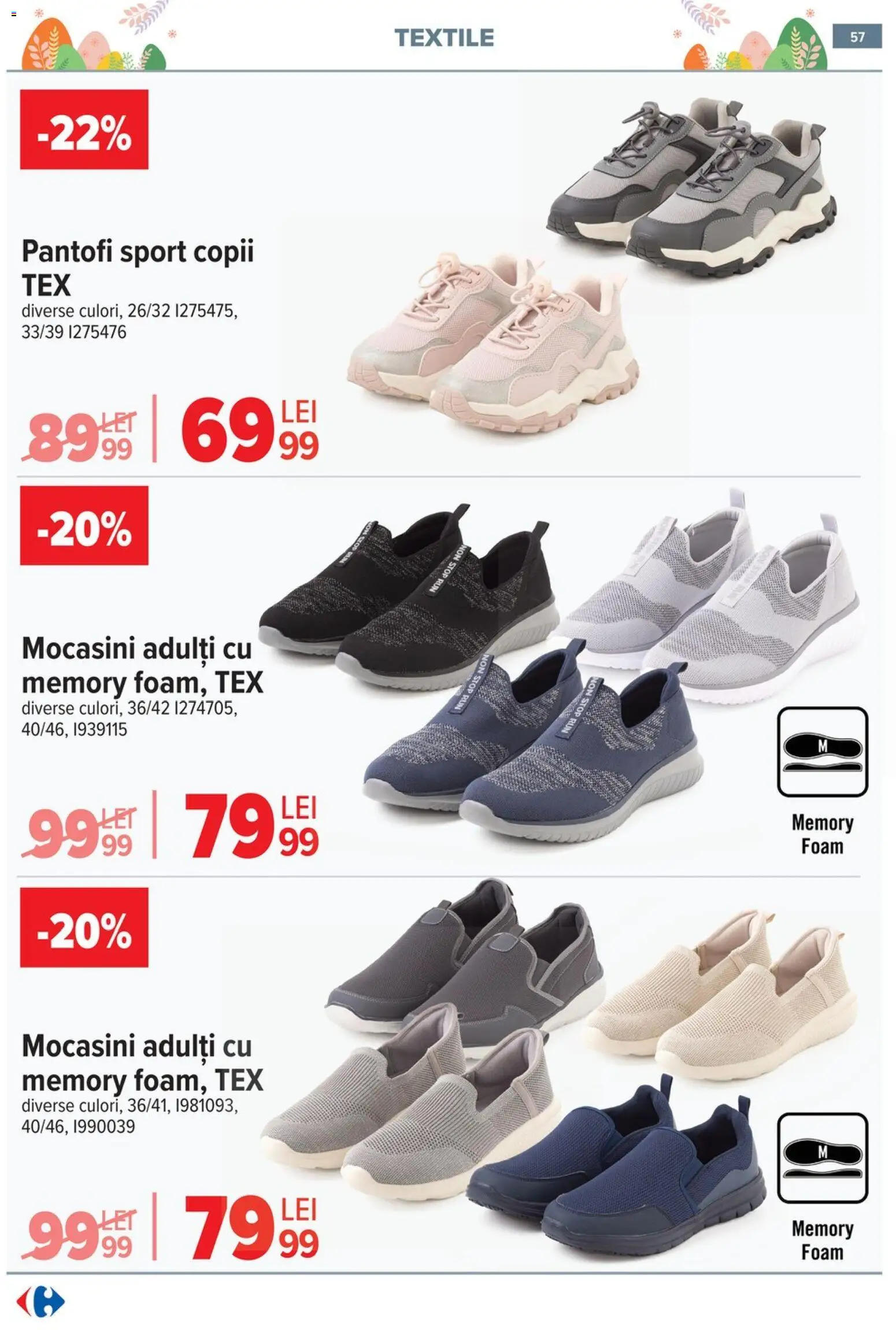 Catalog Carrefour 25 Martie - 13 Aprilie 2026 | Pagina 59 | Produse: Pantofi, Mocasini
