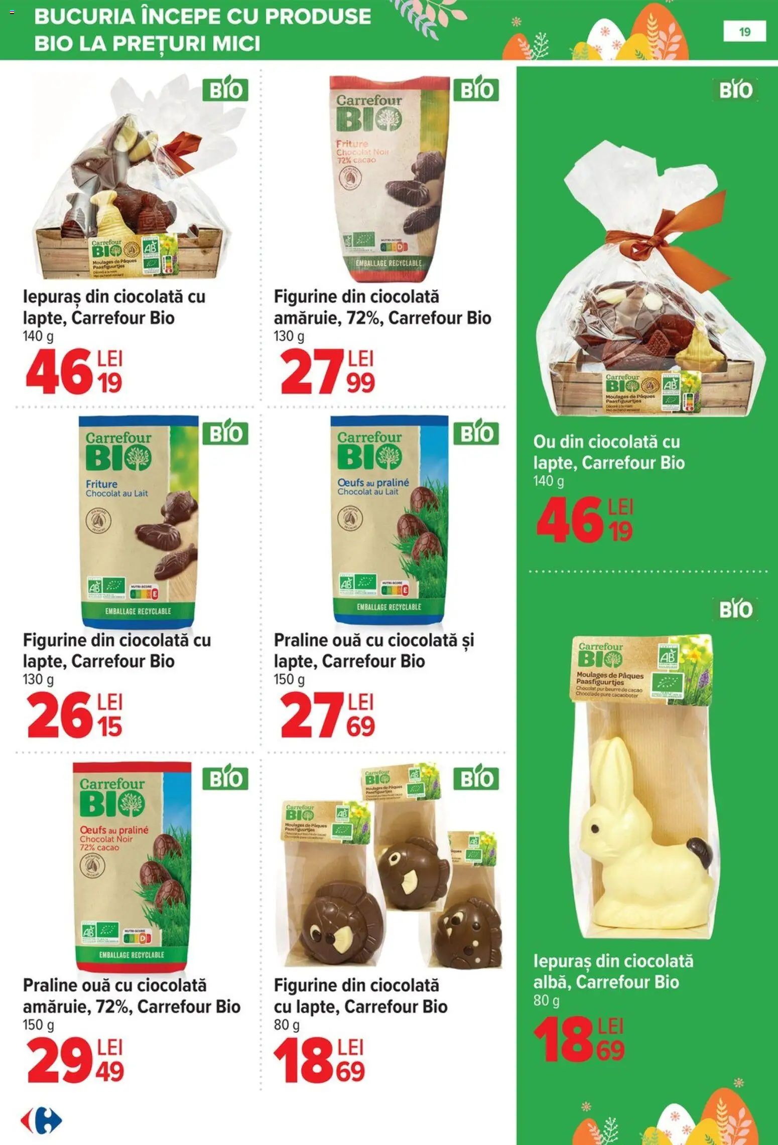 Catalog Carrefour 25 Martie - 13 Aprilie 2026 | Pagina 19 | Produse: Şerit ödül, Mici, Ciocolată, Cacao