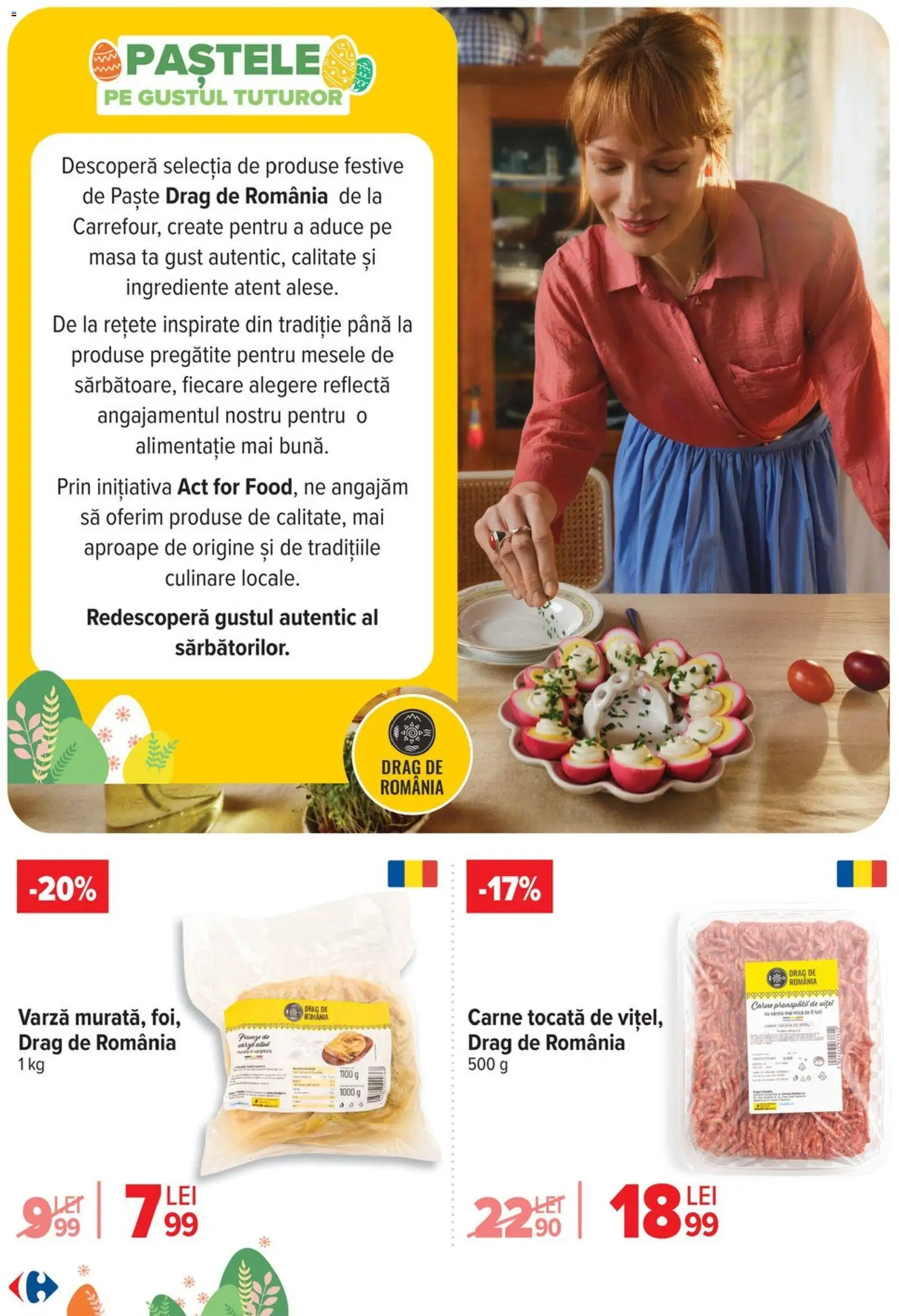Catalog Carrefour 25 Martie - 13 Aprilie 2026 | Pagina 2 | Produse: Varză, Masă, Carne tocată, Paste