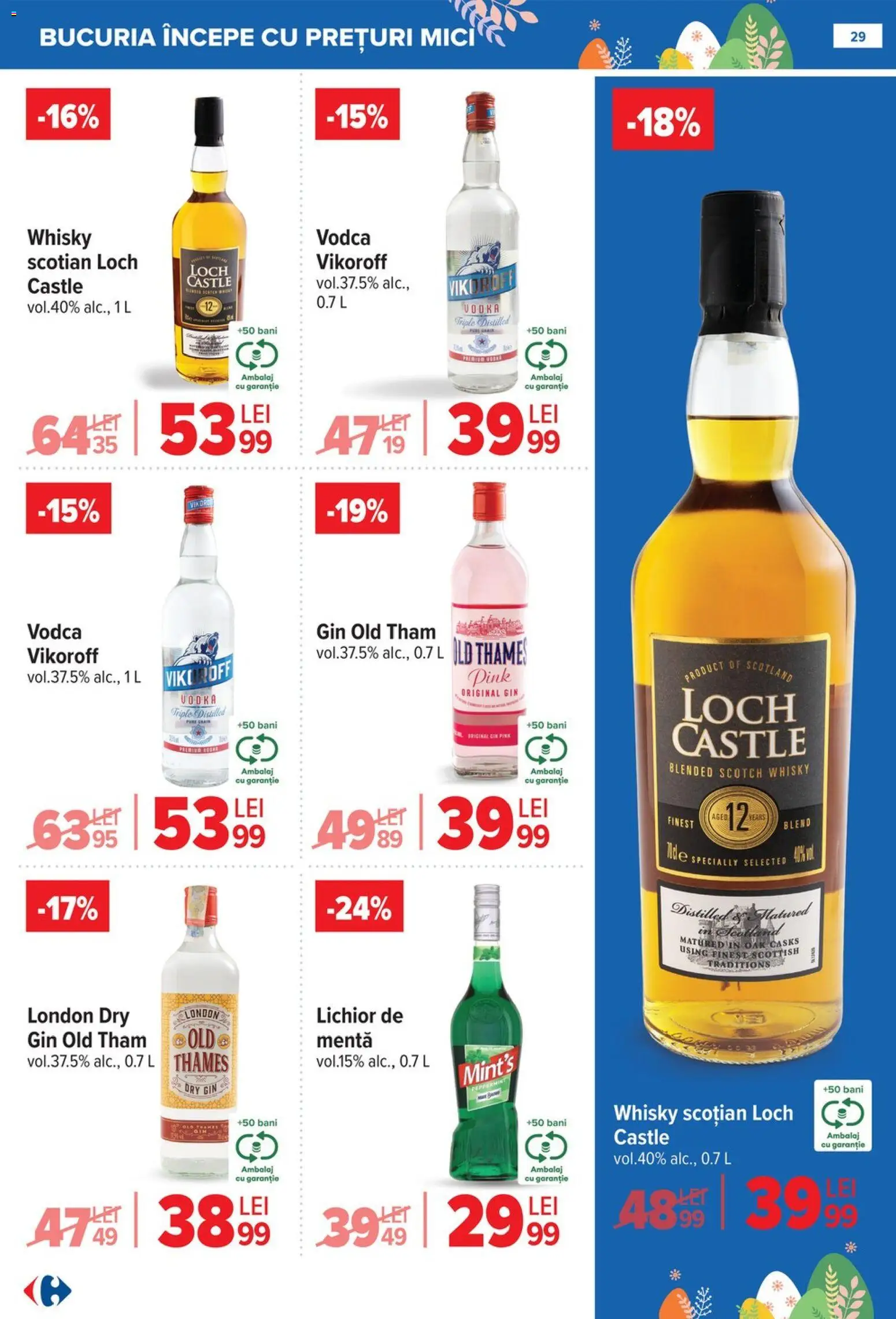 Catalog Carrefour 25 Martie - 13 Aprilie 2026 | Pagina 29 | Produse: Babak, Lichior, Gin, Vodka