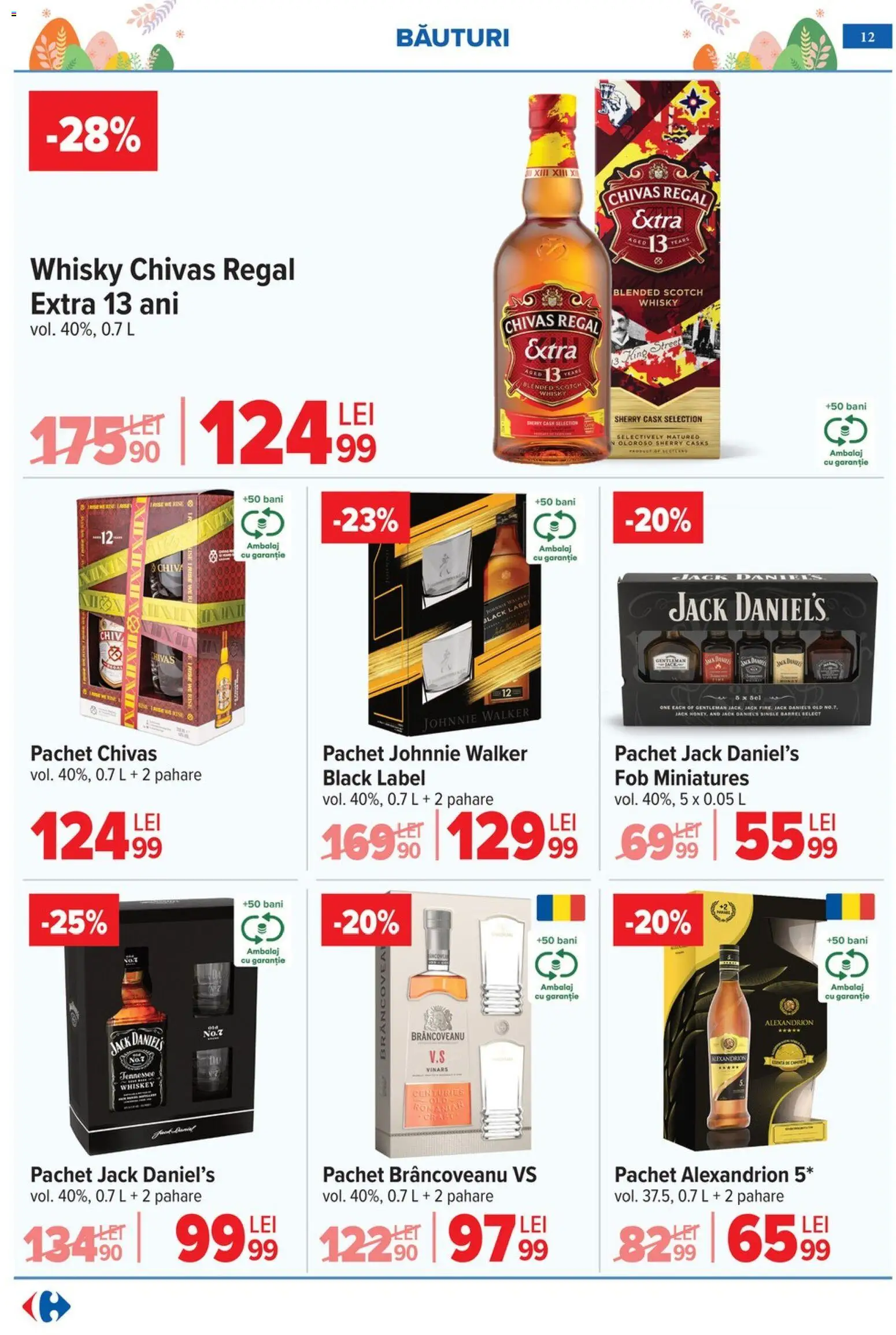Catalog Carrefour 25 Martie - 13 Aprilie 2026 | Pagina 12 | Produse: Pahare, Whiskey