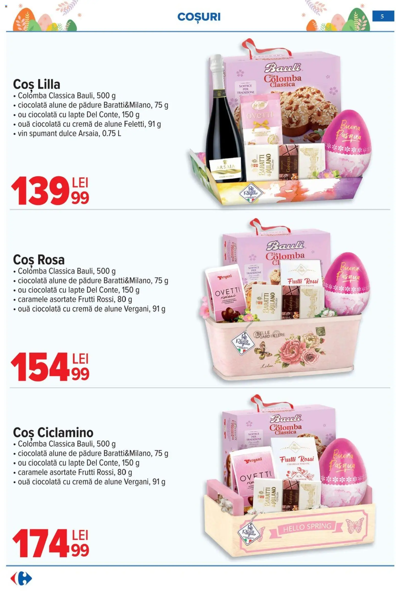 Catalog Carrefour 25 Martie - 13 Aprilie 2026 | Pagina 5 | Produse: Alune, Cremă, Ouă, Ciocolată