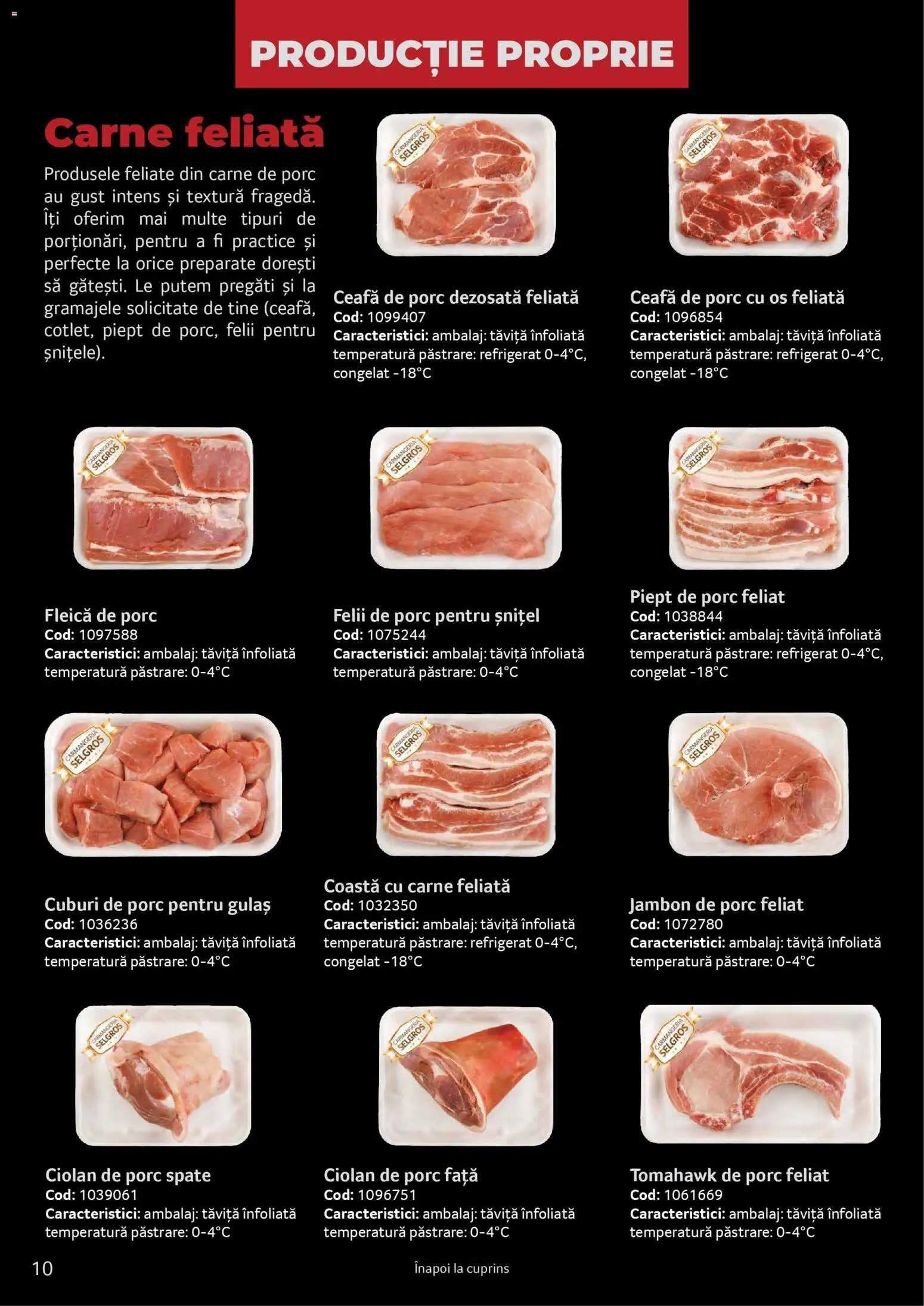 Catalog Selgros 25 2026 - 30 Martie 2027 | Pagina 10 | Produse: Keçeli kalem, Carne De Porc, Gulaș, Fleică