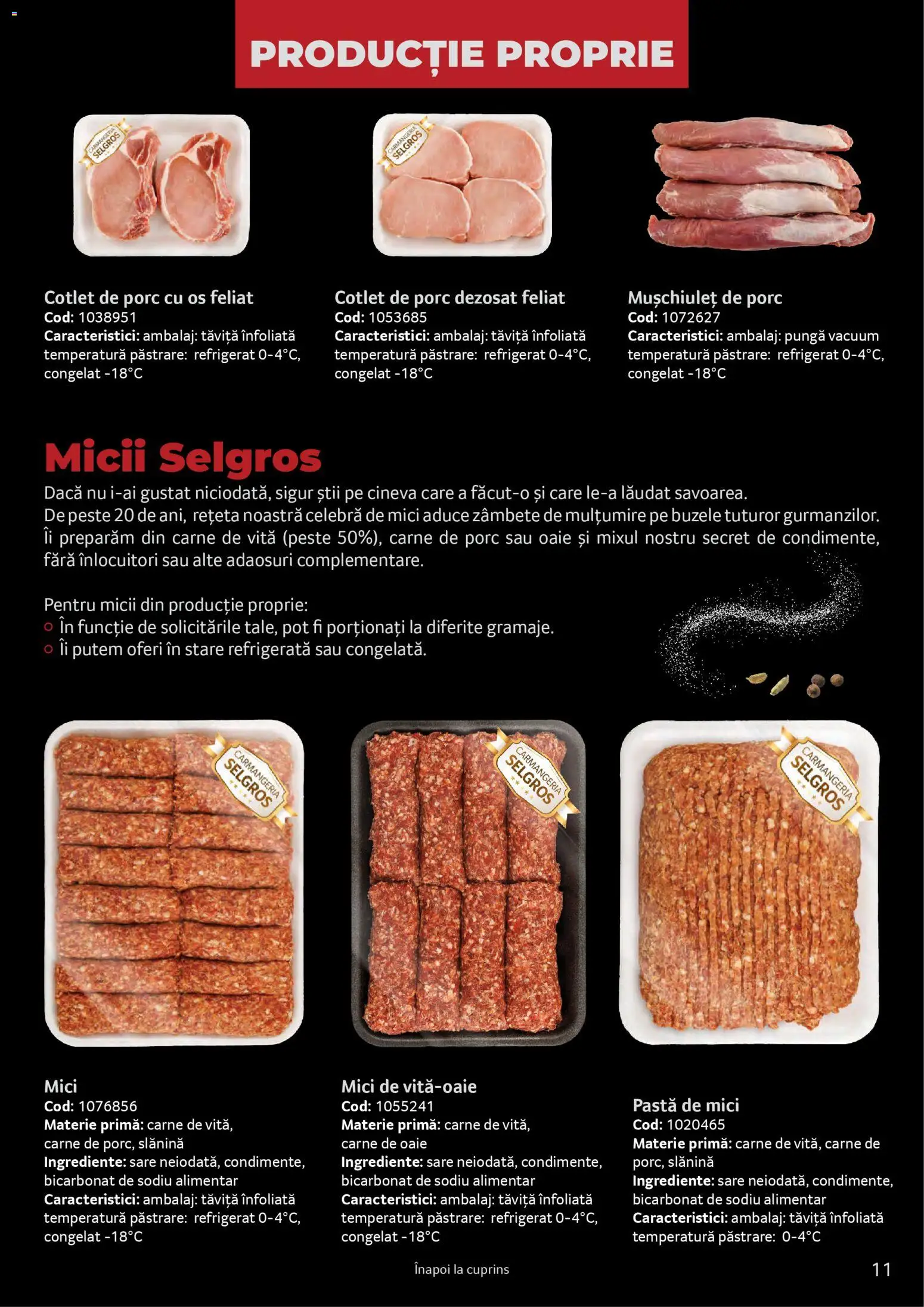 Catalog Selgros 25 2026 - 30 Martie 2027 | Pagina 11 | Produse: Pungă, Pește, Carne De Vită, Sare