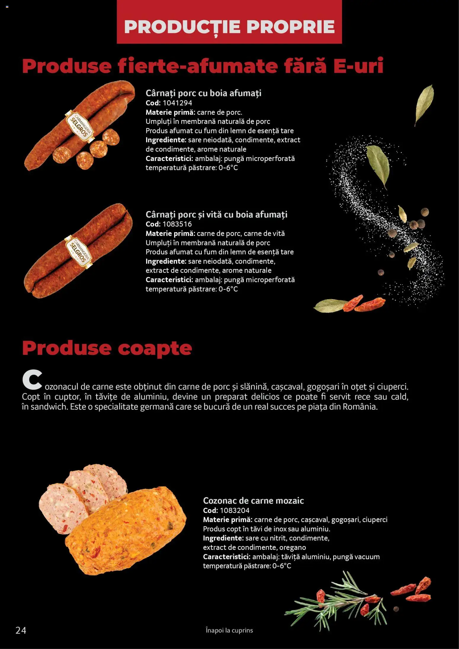 Catalog Selgros 25 2026 - 30 Martie 2027 | Pagina 24 | Produse: Pungă, Carne De Porc, Carne De Vită, Sare