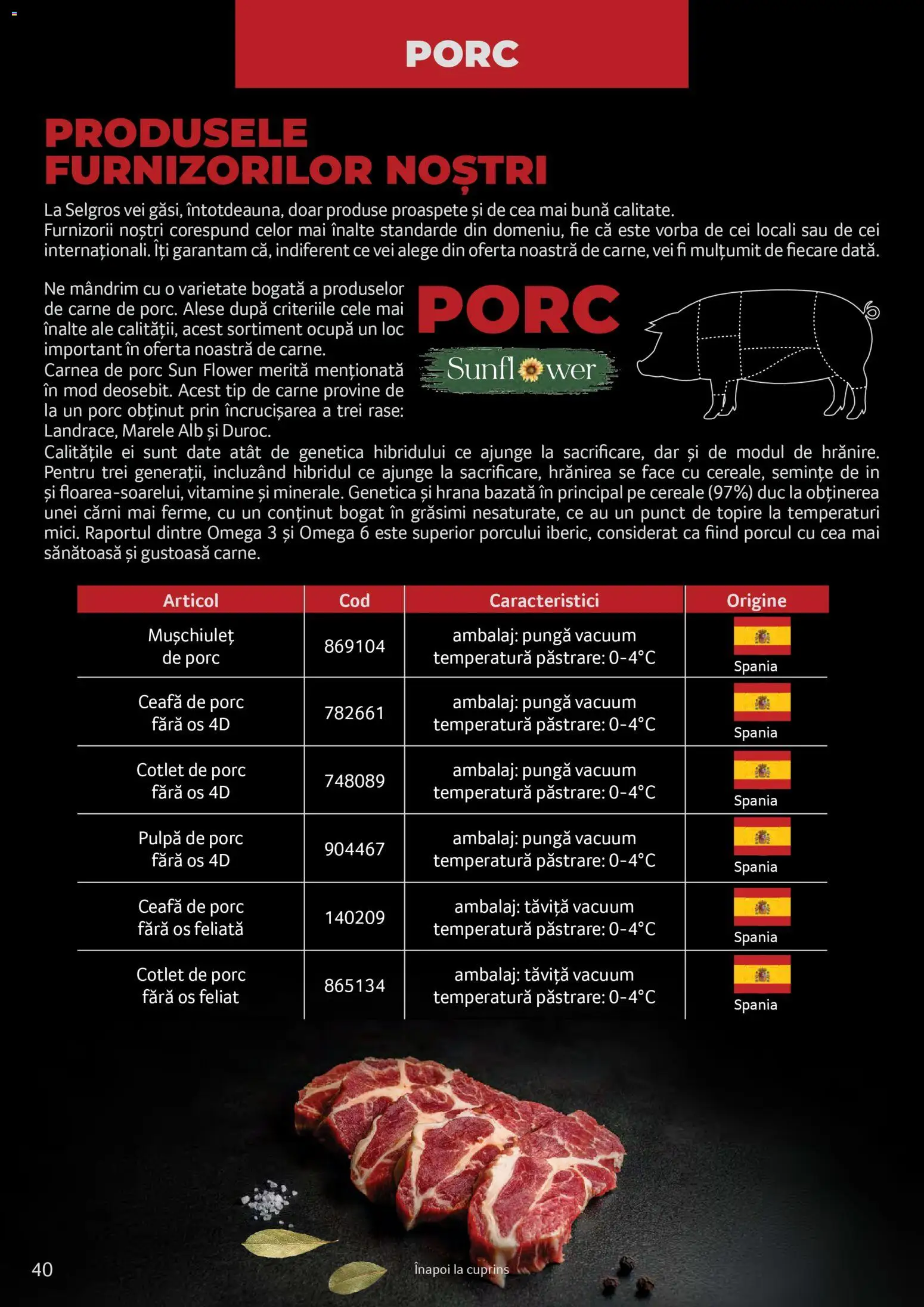 Catalog Selgros 25 2026 - 30 Martie 2027 | Pagina 40 | Produse: Lait de coco, Chaussures de ski, Semințe, Cereale