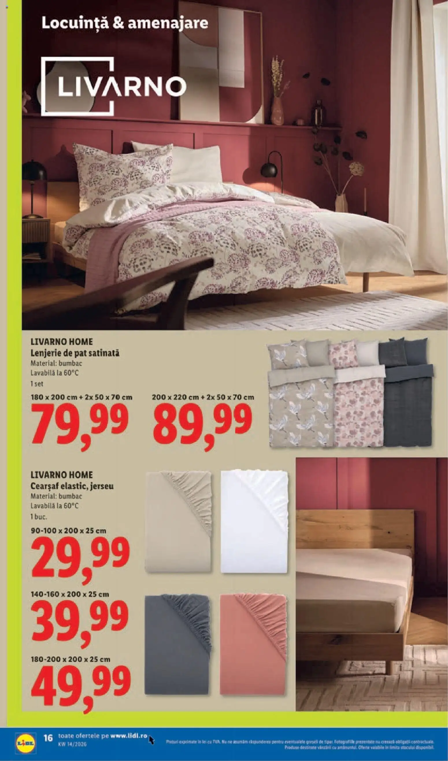 Catalog LIDL 30 Martie - 4 Aprilie 2026 | Pagina 16 | Produse: Pat, Lenjerie de pat, Türk kahvesi öğütme değirmeni