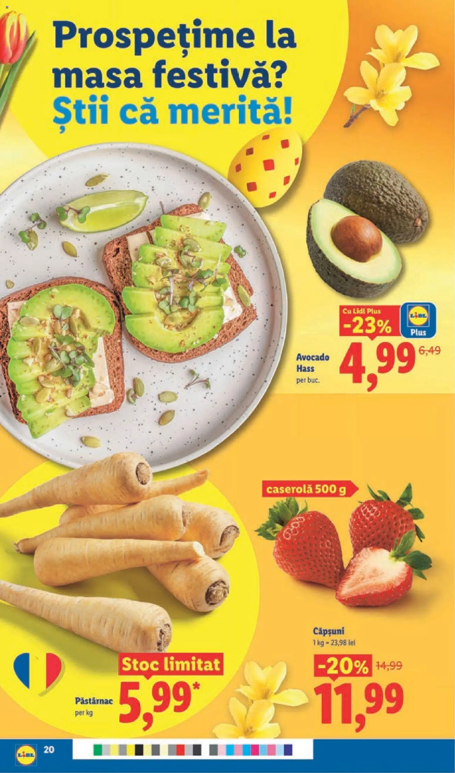 Catalog LIDL 30 Martie - 4 Aprilie 2026 | Pagina 20 | Produse: Press Kemik, Masă, Căpșuni, Avocado
