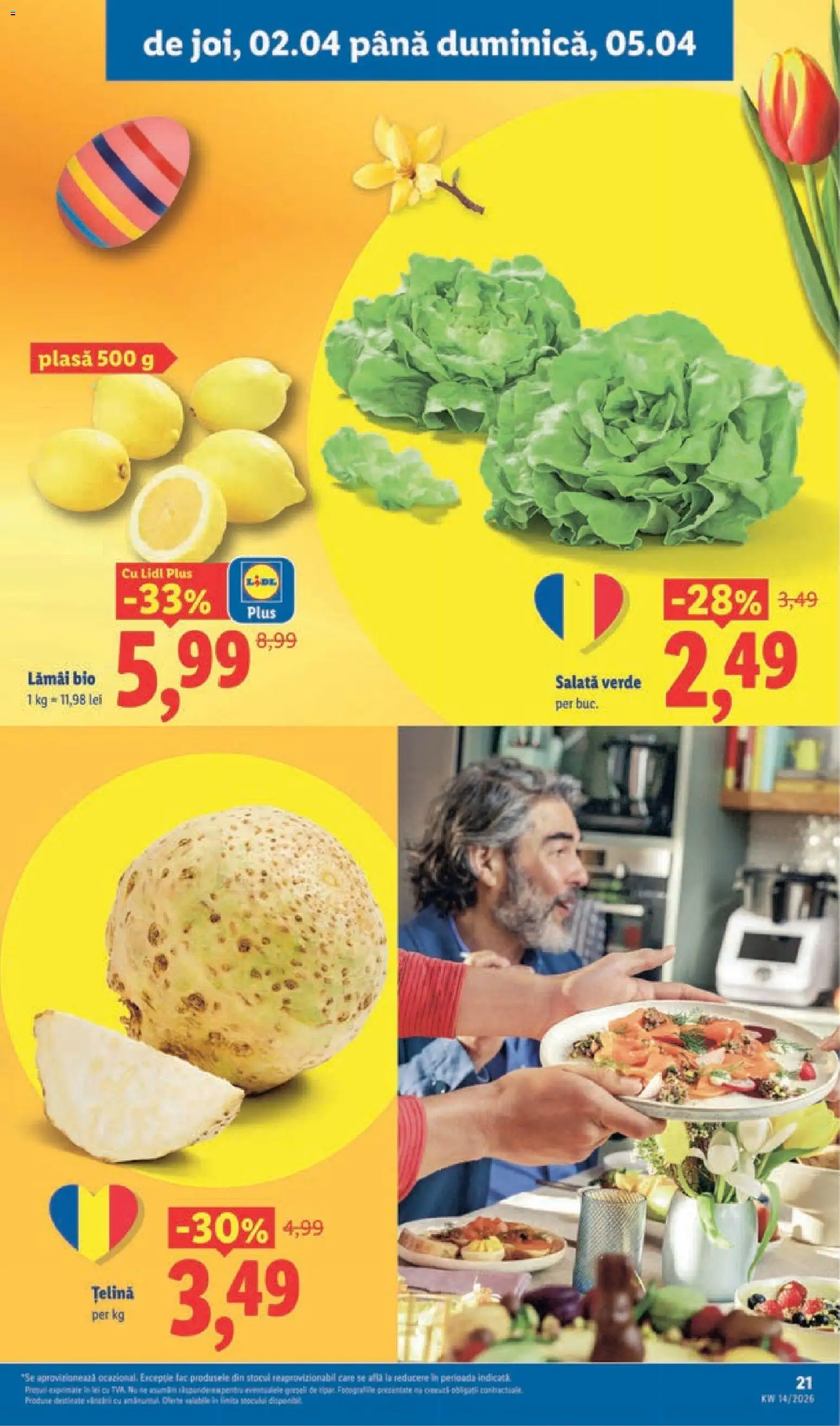 Catalog LIDL 30 Martie - 4 Aprilie 2026 | Pagina 21 | Produse: Şerit ödül, Țelină, Salată