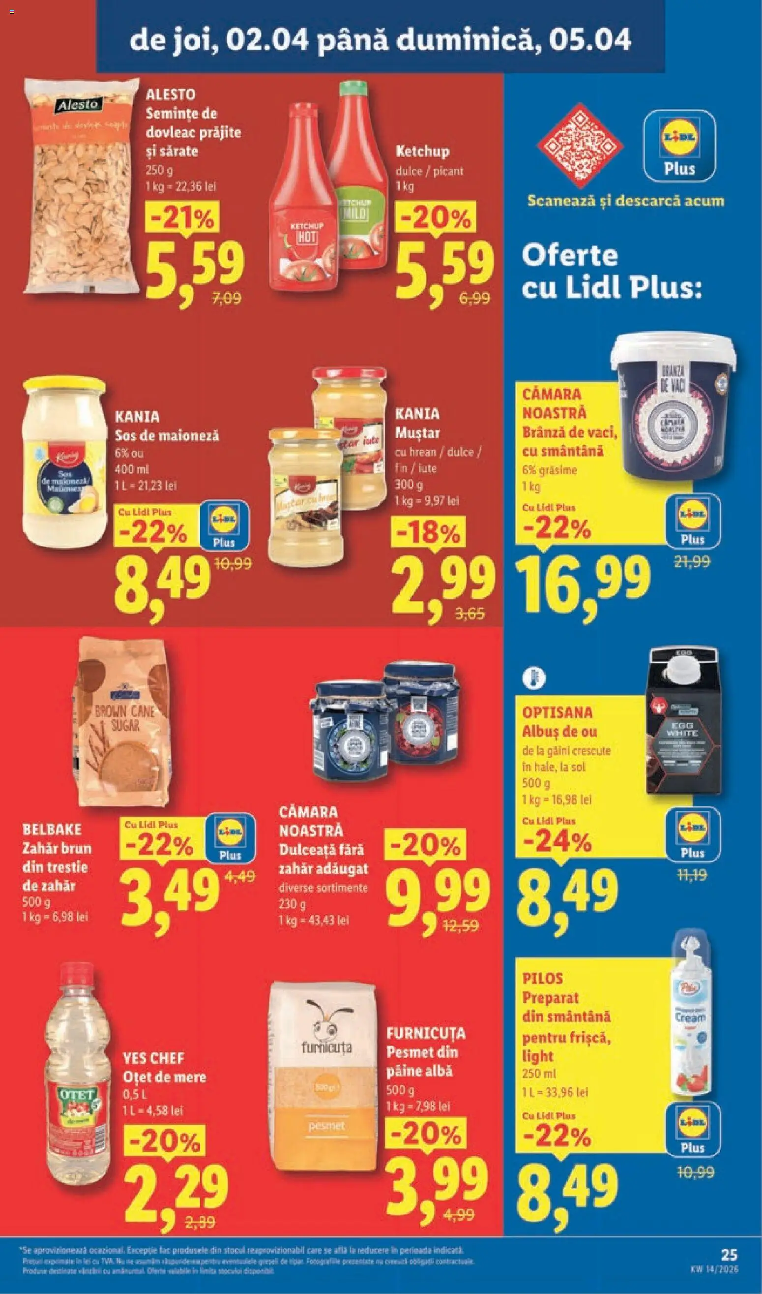 Catalog LIDL 30 Martie - 4 Aprilie 2026 | Pagina 25 | Produse: Mere, Smântână, Maioneză, Zahăr