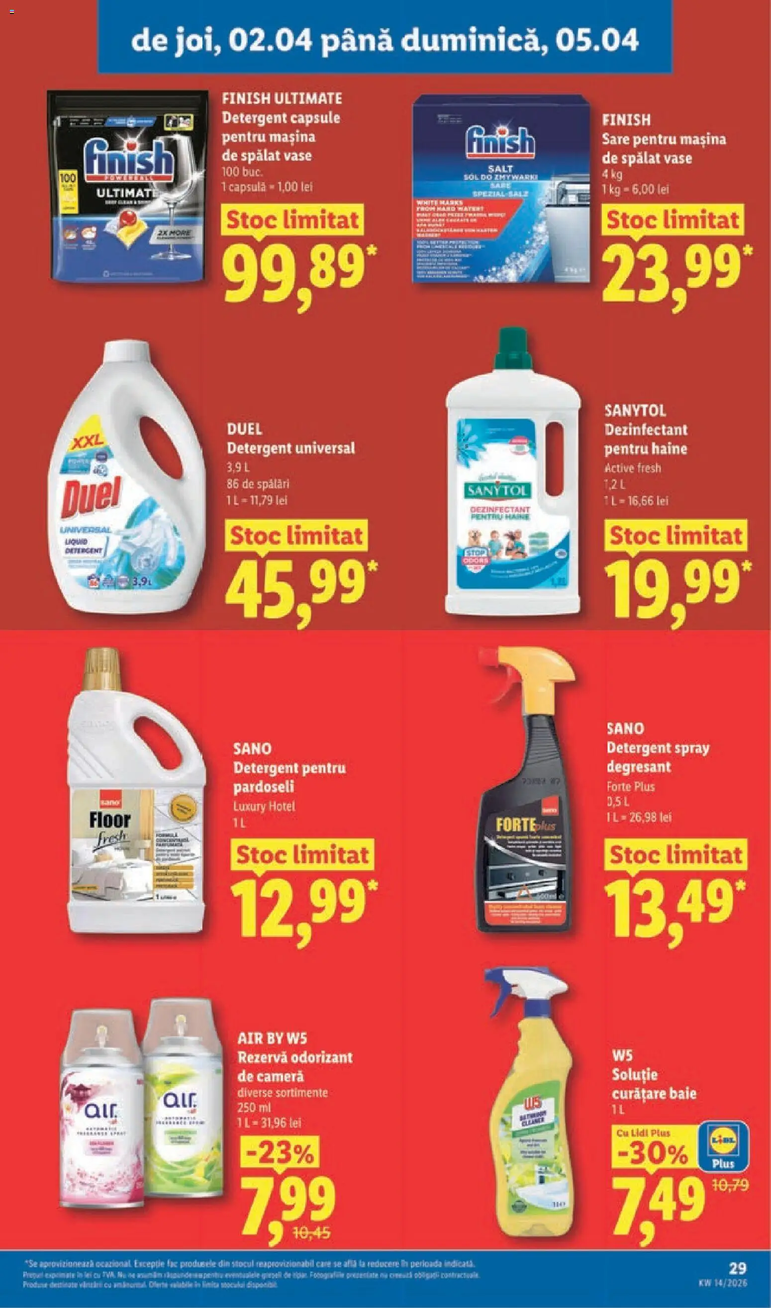 Catalog LIDL 30 Martie - 4 Aprilie 2026 | Pagina 29 | Produse: Detergent, Capsule pentru mașina de spălat, Haine, Sare