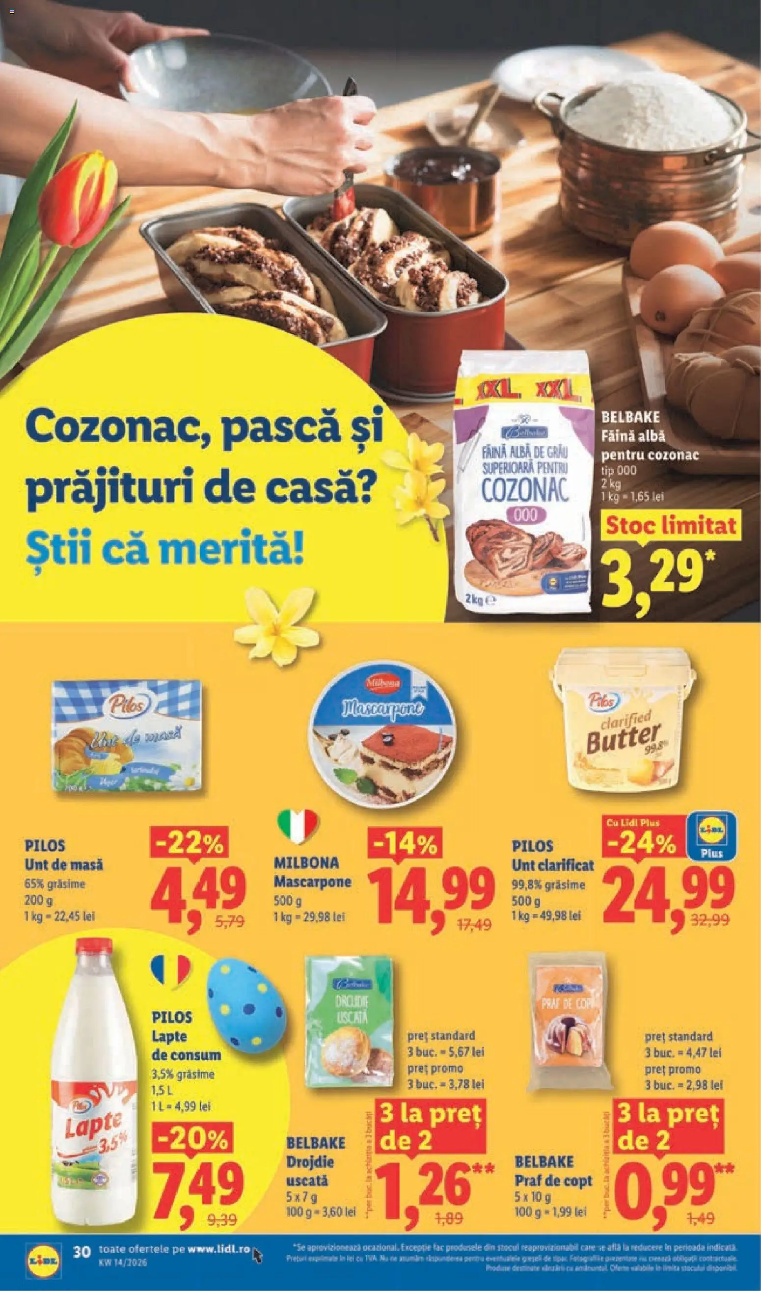 Catalog LIDL 30 Martie - 4 Aprilie 2026 | Pagina 30 | Produse: Toplar, Masă, Lapte, Mascarpone
