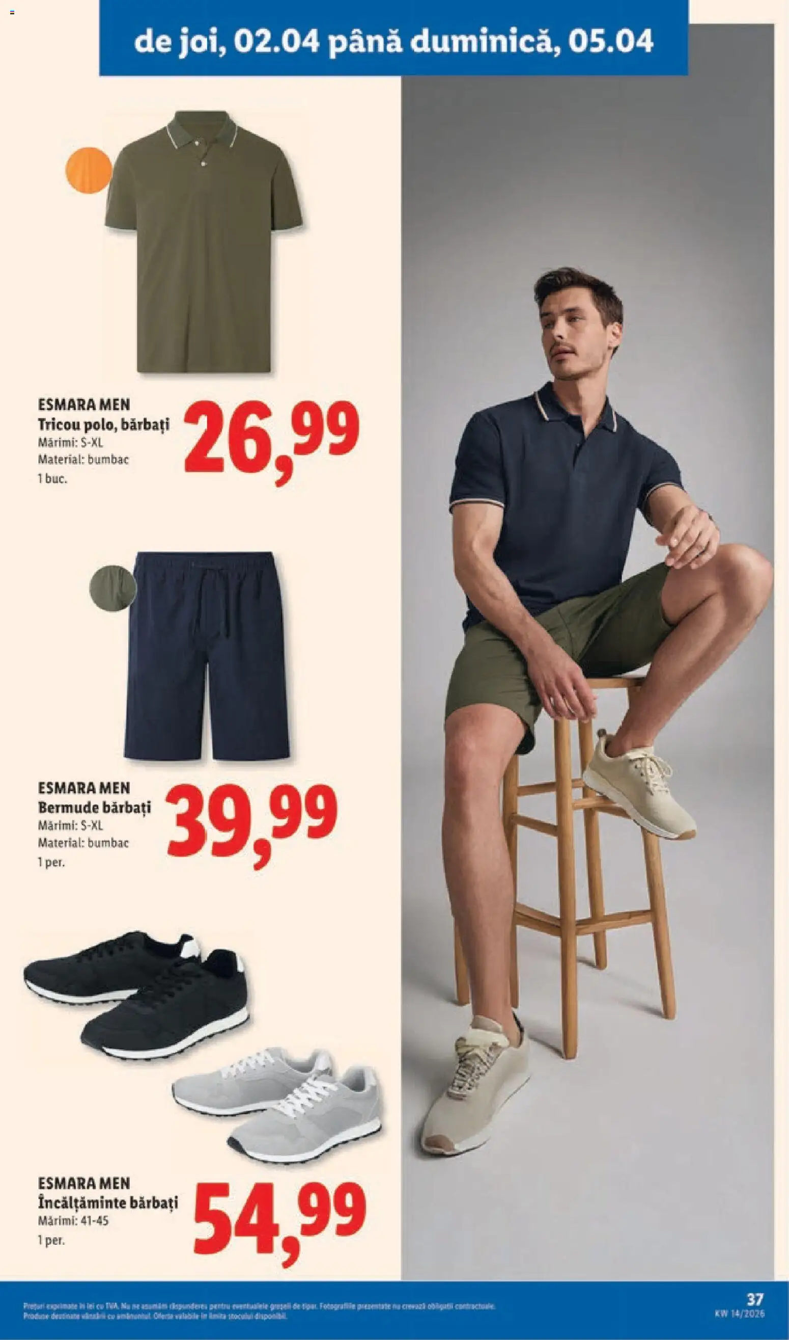 Catalog LIDL 30 Martie - 4 Aprilie 2026 | Pagina 37 | Produse: Bornoz takımı, Tricou