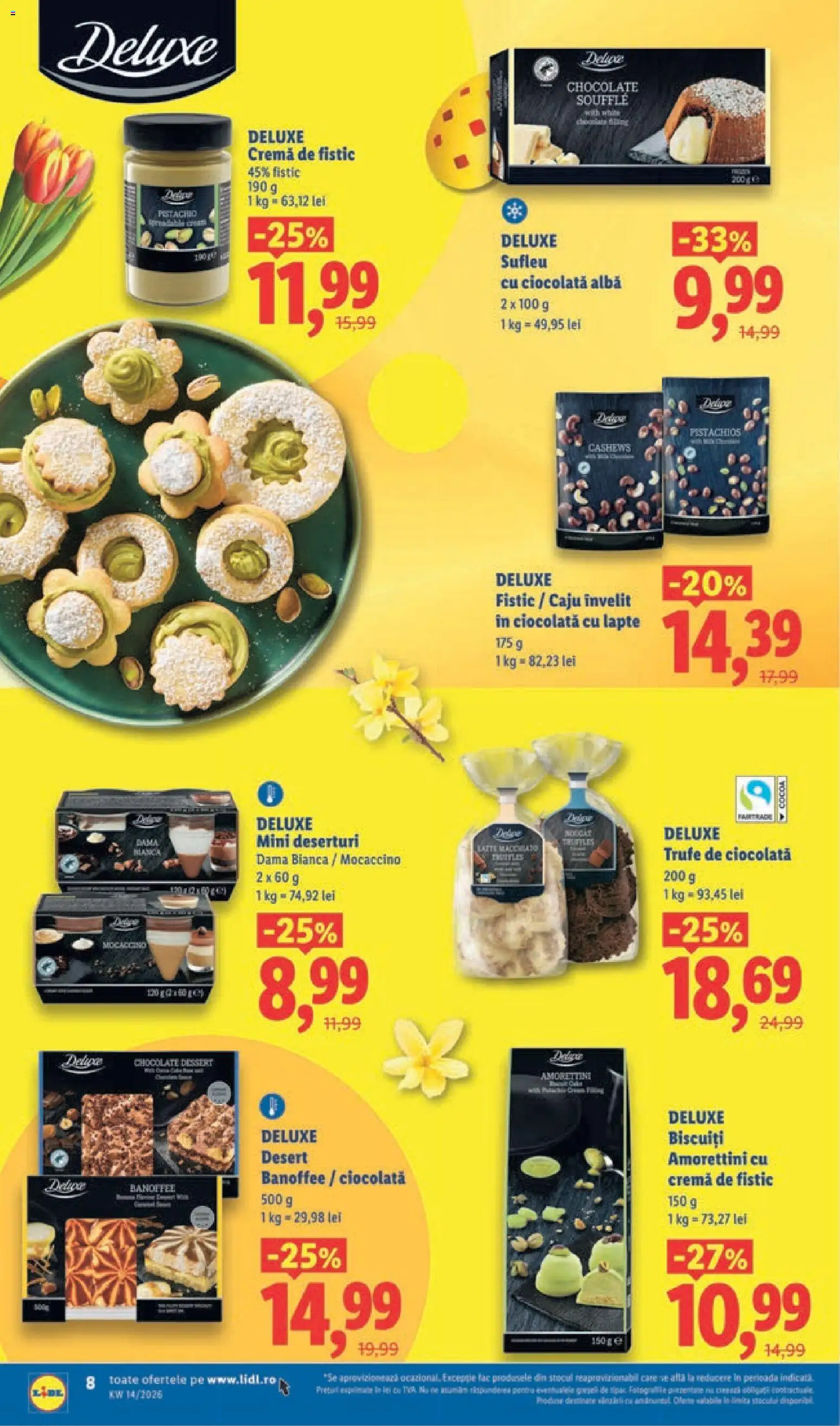 Catalog LIDL 30 Martie - 4 Aprilie 2026 | Pagina 8 | Produse: Cremă, Ciocolată, Caju, Fistic