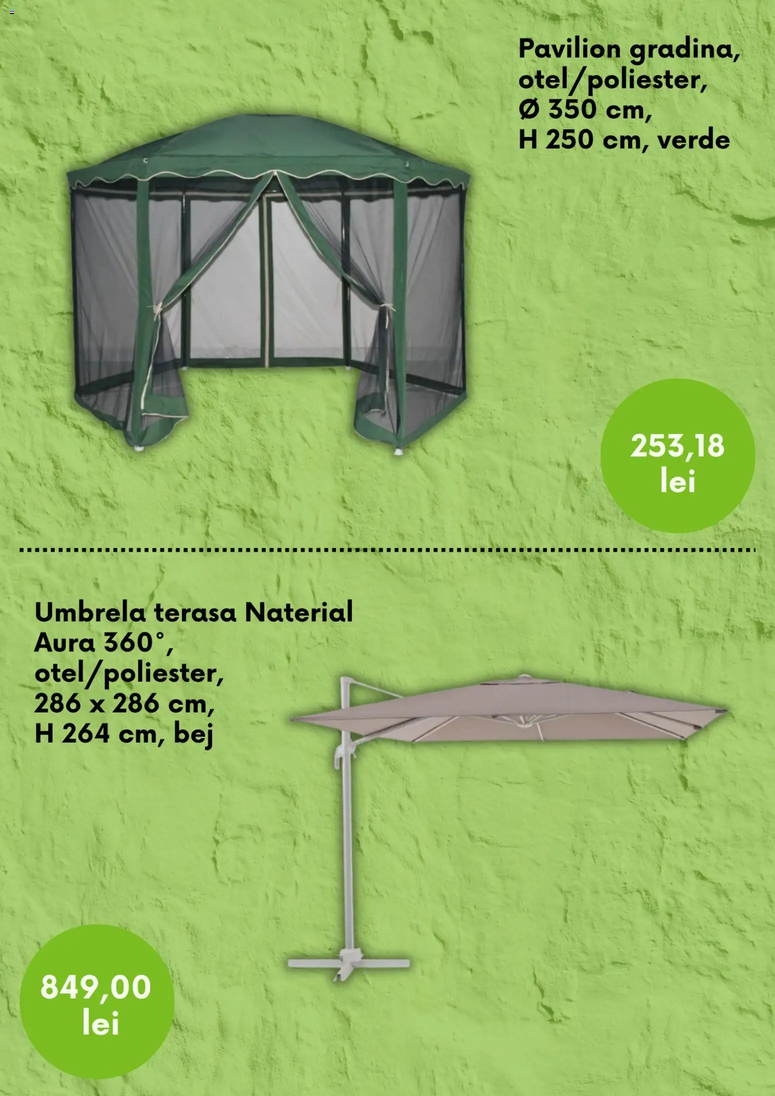 Catalog Leroy Merlin 26 Martie - 27 Mai 2026 | Pagina 4 | Produse: Umbrelă, Pavilion