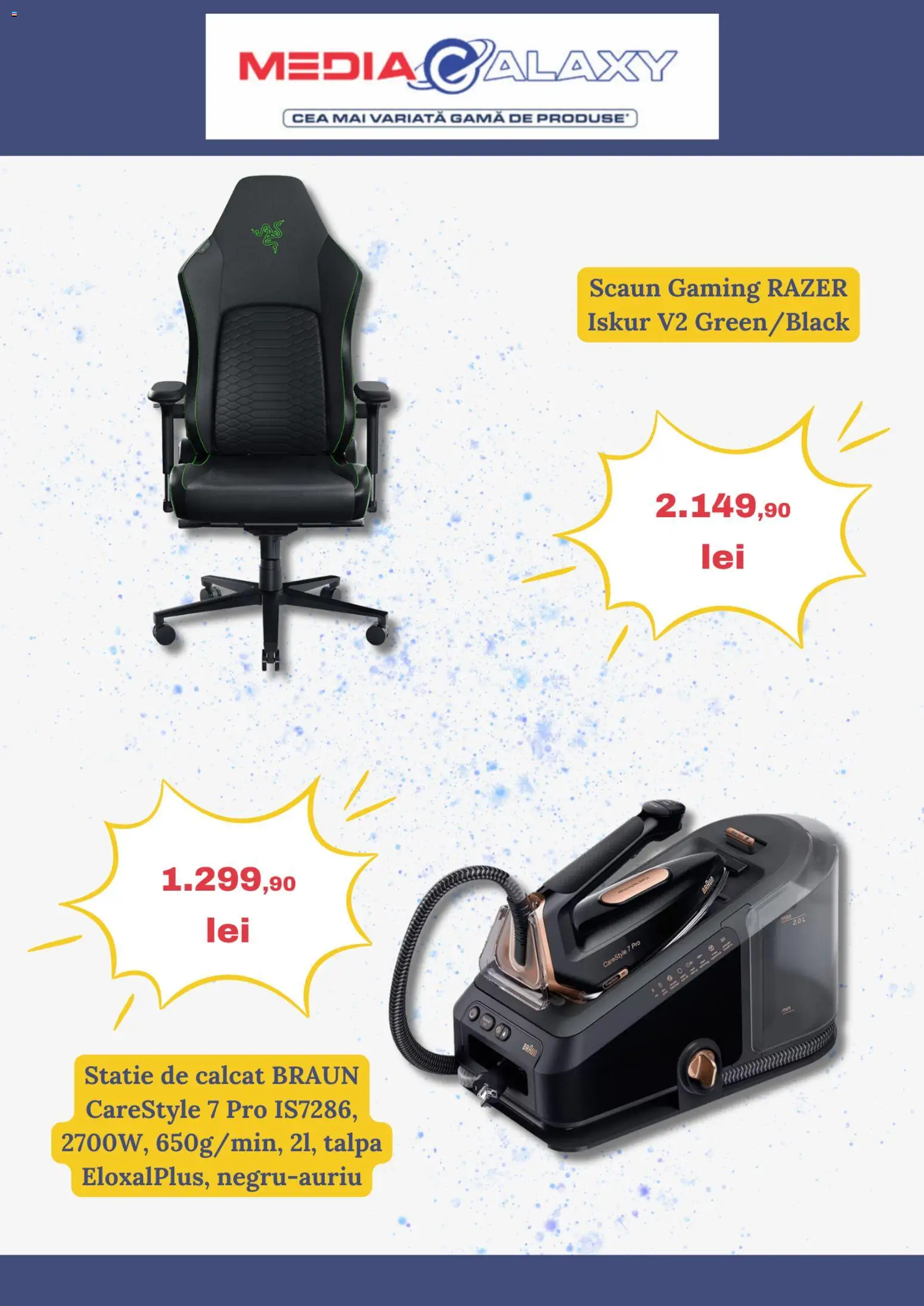 Catalog Media Galaxy 26 - 31 Martie 2026 | Pagina 4 | Produse: Scaun gaming, Scaun