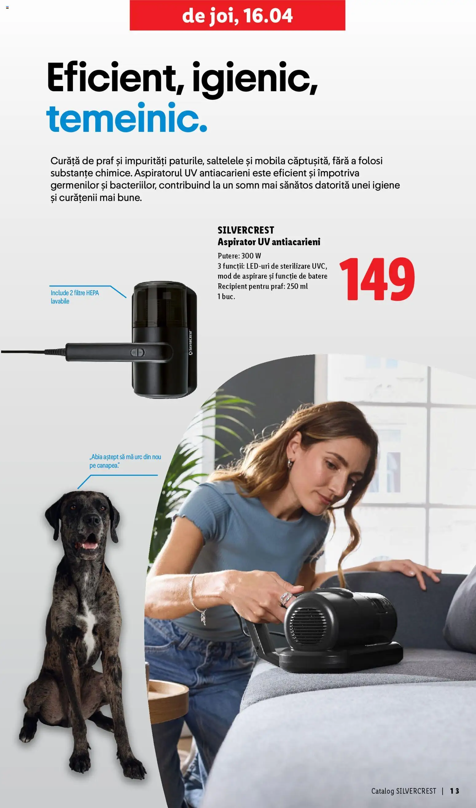 Catalog LIDL 30 Martie - 9 Mai 2026 | Pagina 13 | Produse: Aspirator