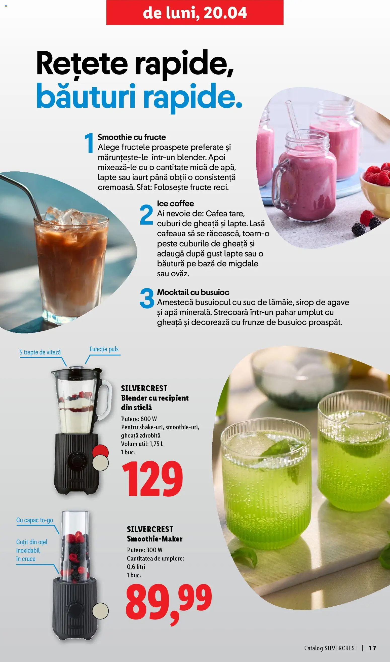 Catalog LIDL 30 Martie - 9 Mai 2026 | Pagina 17 | Produse: Cuțit, Iaurt, Cafea, Fructe