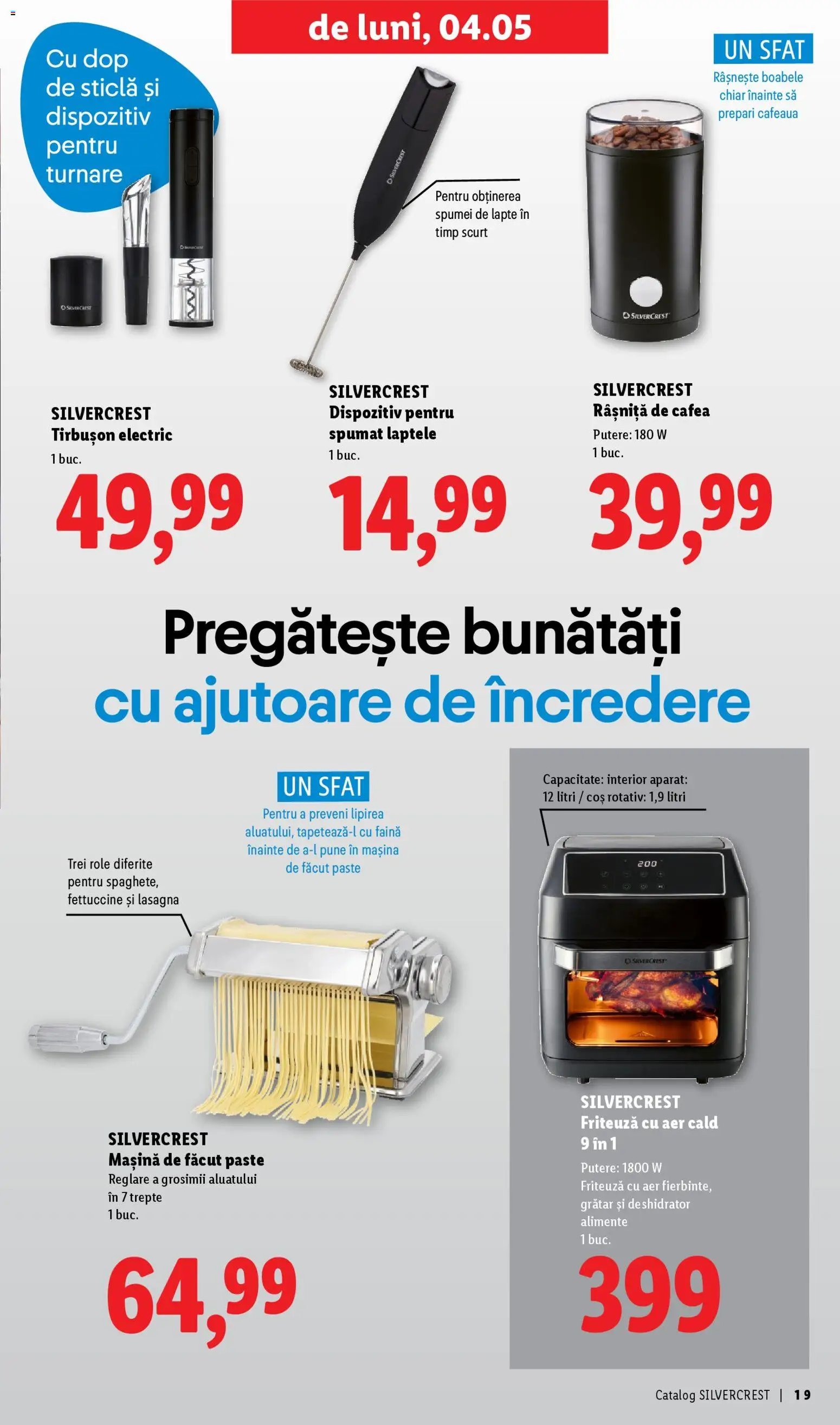 Catalog LIDL 30 Martie - 9 Mai 2026 | Pagina 19 | Produse: Grătar, Coș, Cafea, Făină