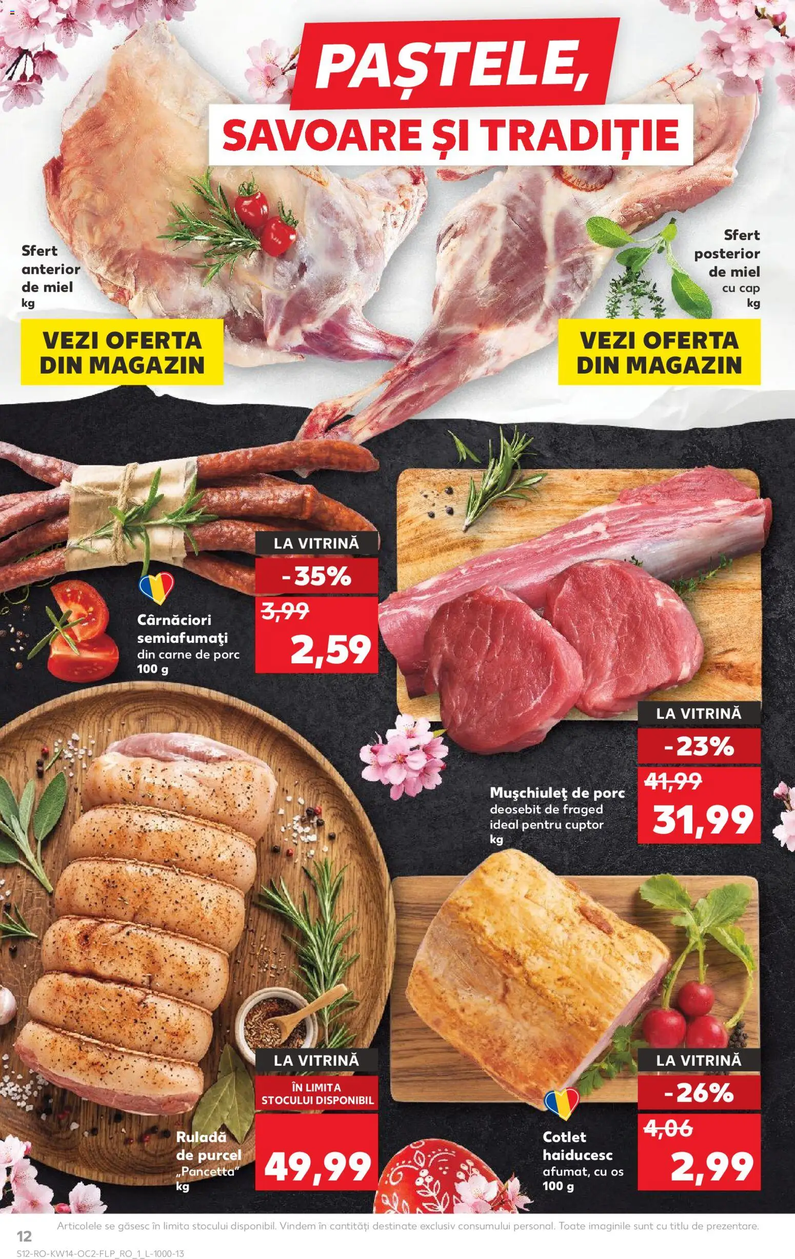 Catalog Kaufland 1 - 6 Aprilie 2026 | Pagina 12 | Produse: Cuptor, Lait de coco, Vitrină, Carne De Porc