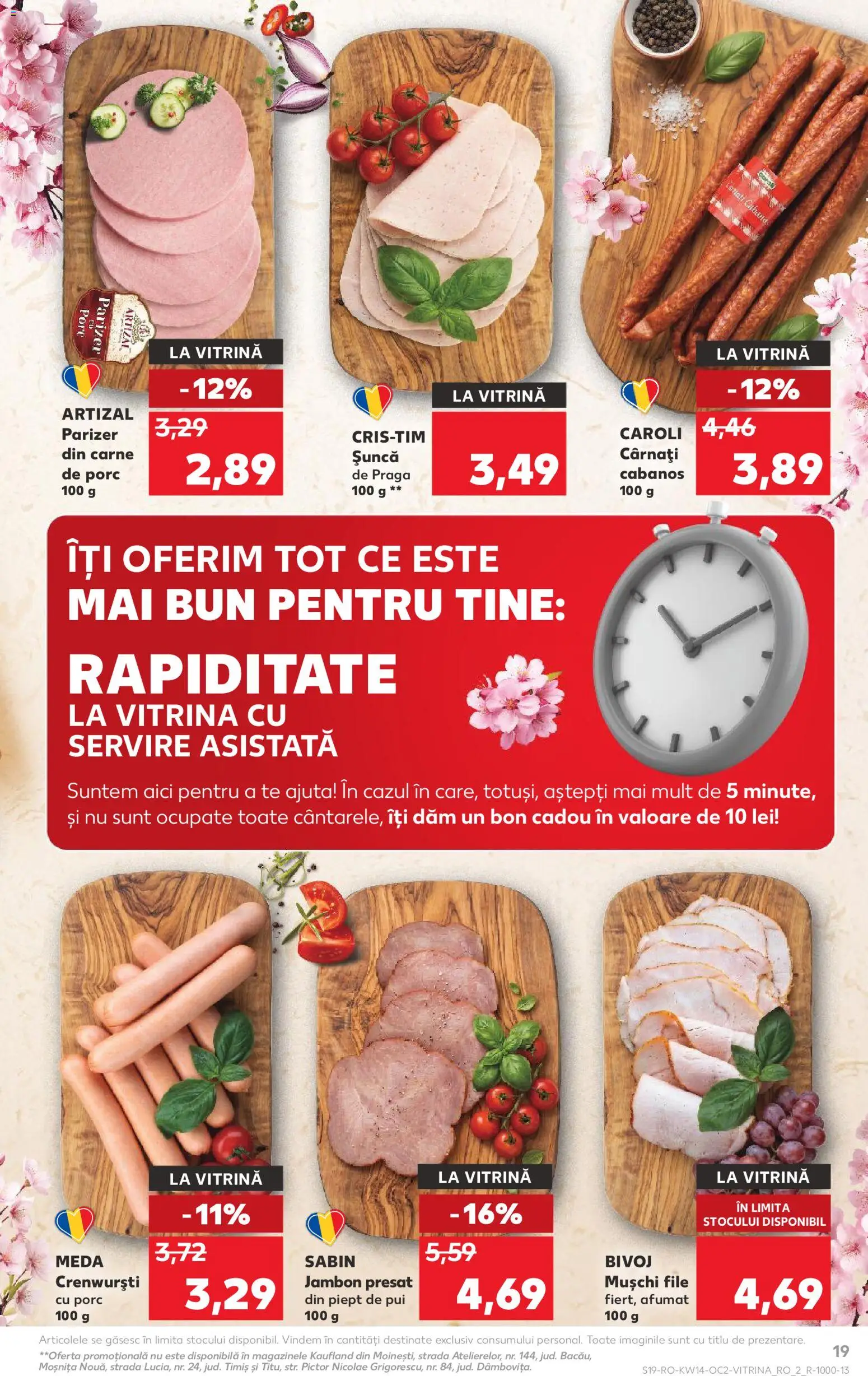 Catalog Kaufland 1 - 6 Aprilie 2026 | Pagina 19 | Produse: Hacıyatmaz Kedi Oyuncağı, Vitrină, Carne De Porc, Cârnați