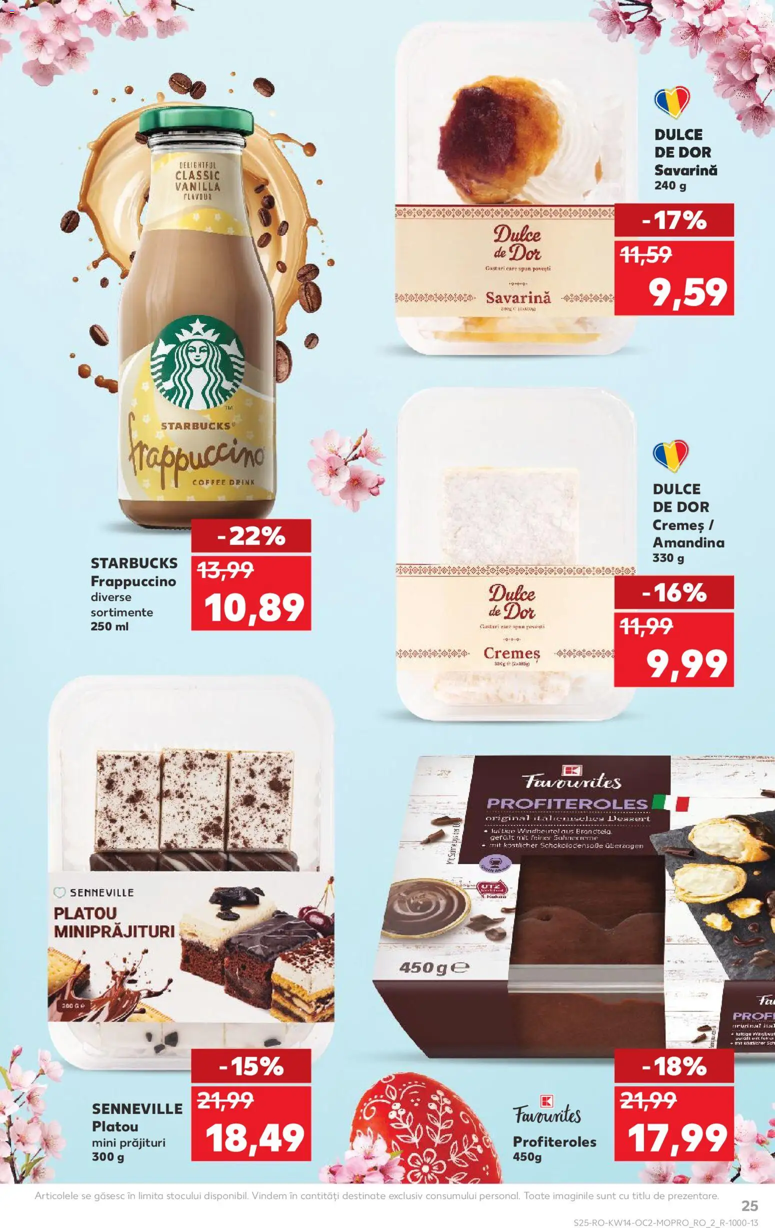Catalog Kaufland 1 - 6 Aprilie 2026 | Pagina 25 | Produse: Amandină, Savarină