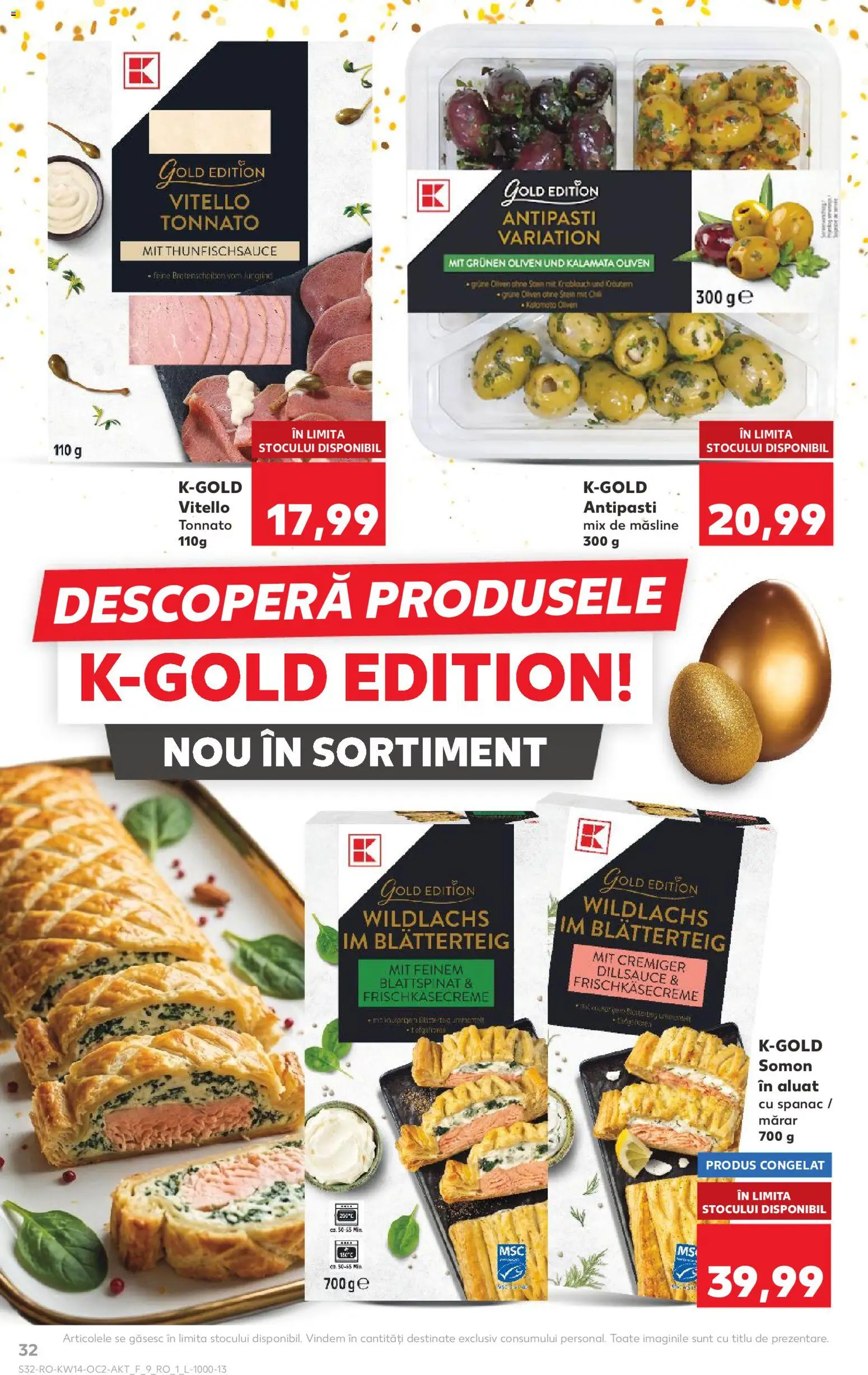 Catalog Kaufland 1 - 6 Aprilie 2026 | Pagina 32 | Produse: Mărar, Măsline, Aluat