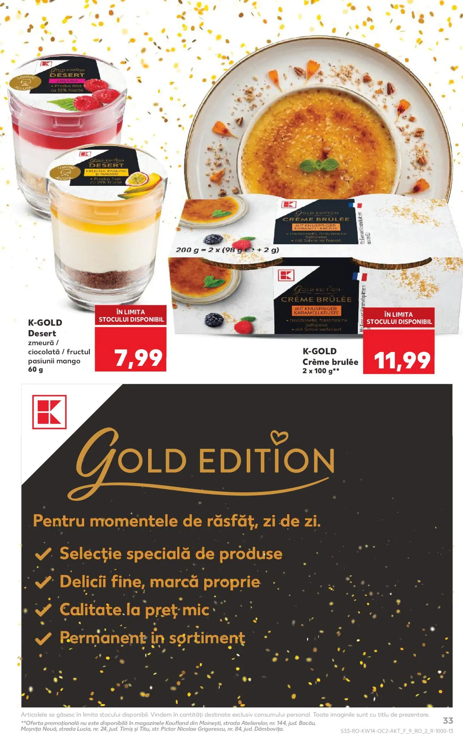 Catalog Kaufland 1 - 6 Aprilie 2026 | Pagina 33 | Produse: Zmeură, Ciocolată, Mango