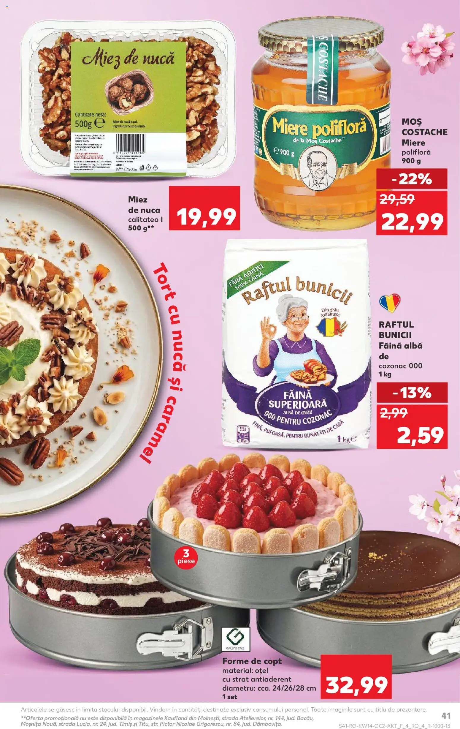 Catalog Kaufland 1 - 6 Aprilie 2026 | Pagina 41 | Produse: Miere polifloră, Tort, Făină