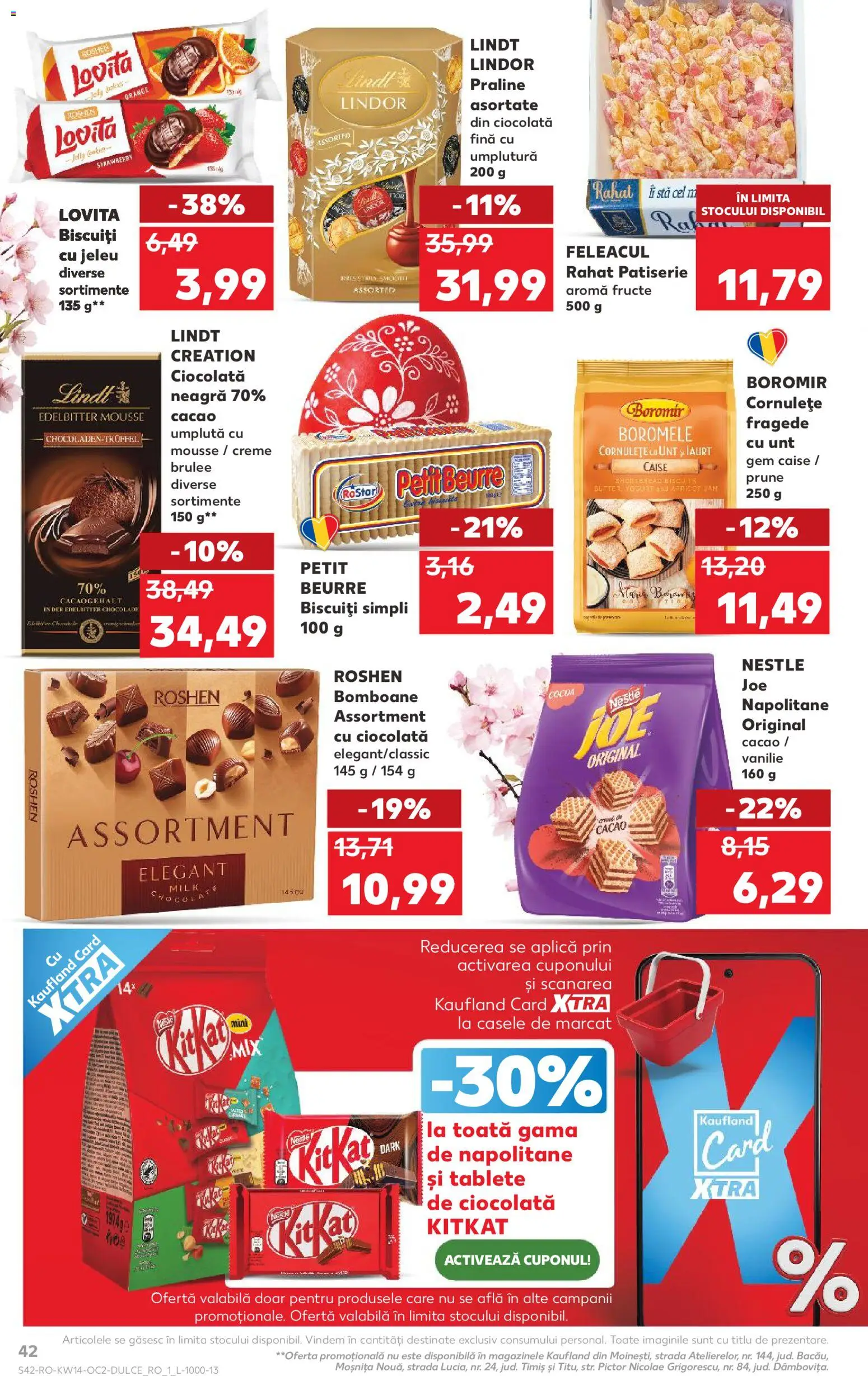 Catalog Kaufland 1 - 6 Aprilie 2026 | Pagina 42 | Produse: Gem, Prune, Cacao, Biscuiți
