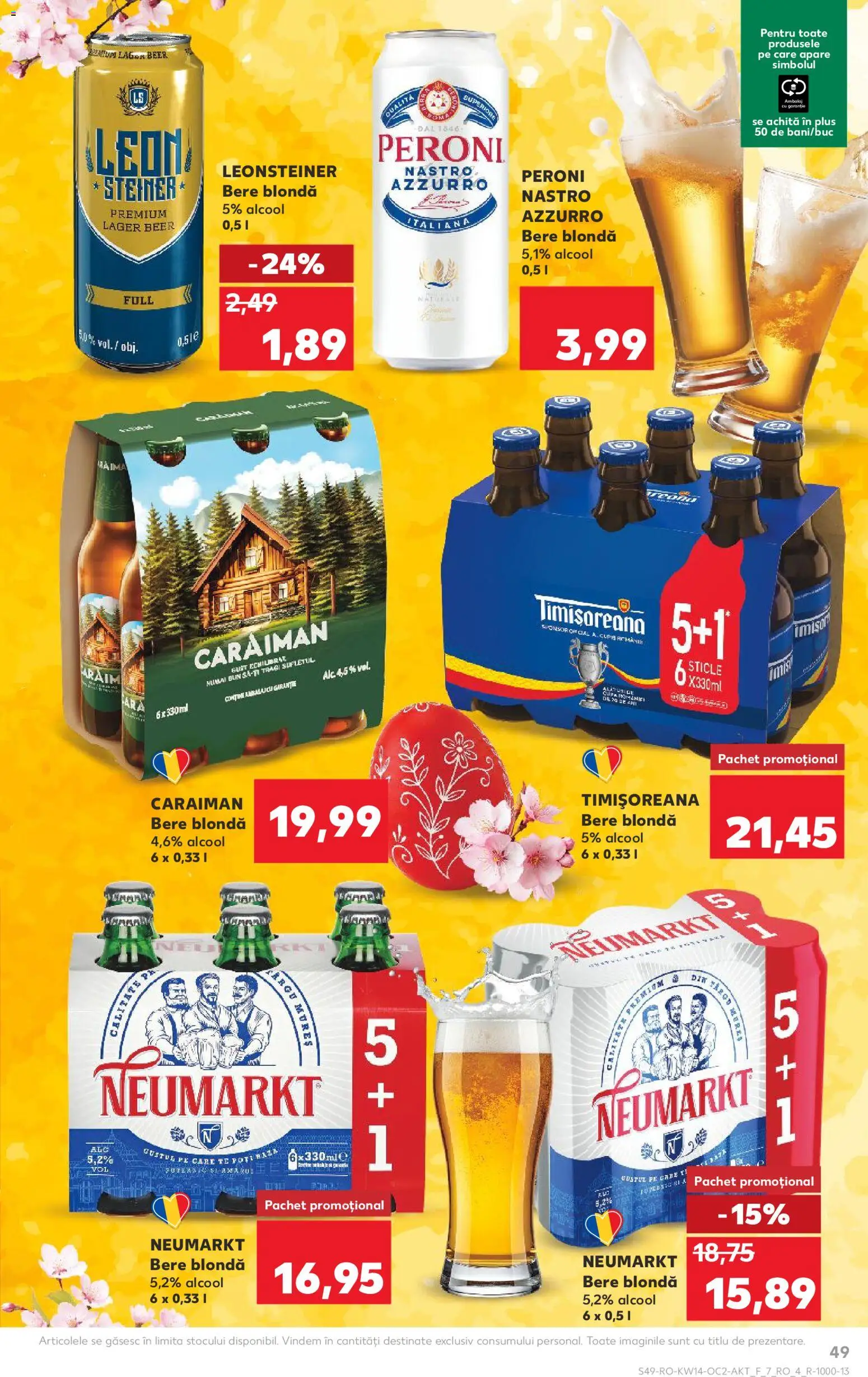 Catalog Kaufland 1 - 6 Aprilie 2026 | Pagina 49 | Produse: Bere