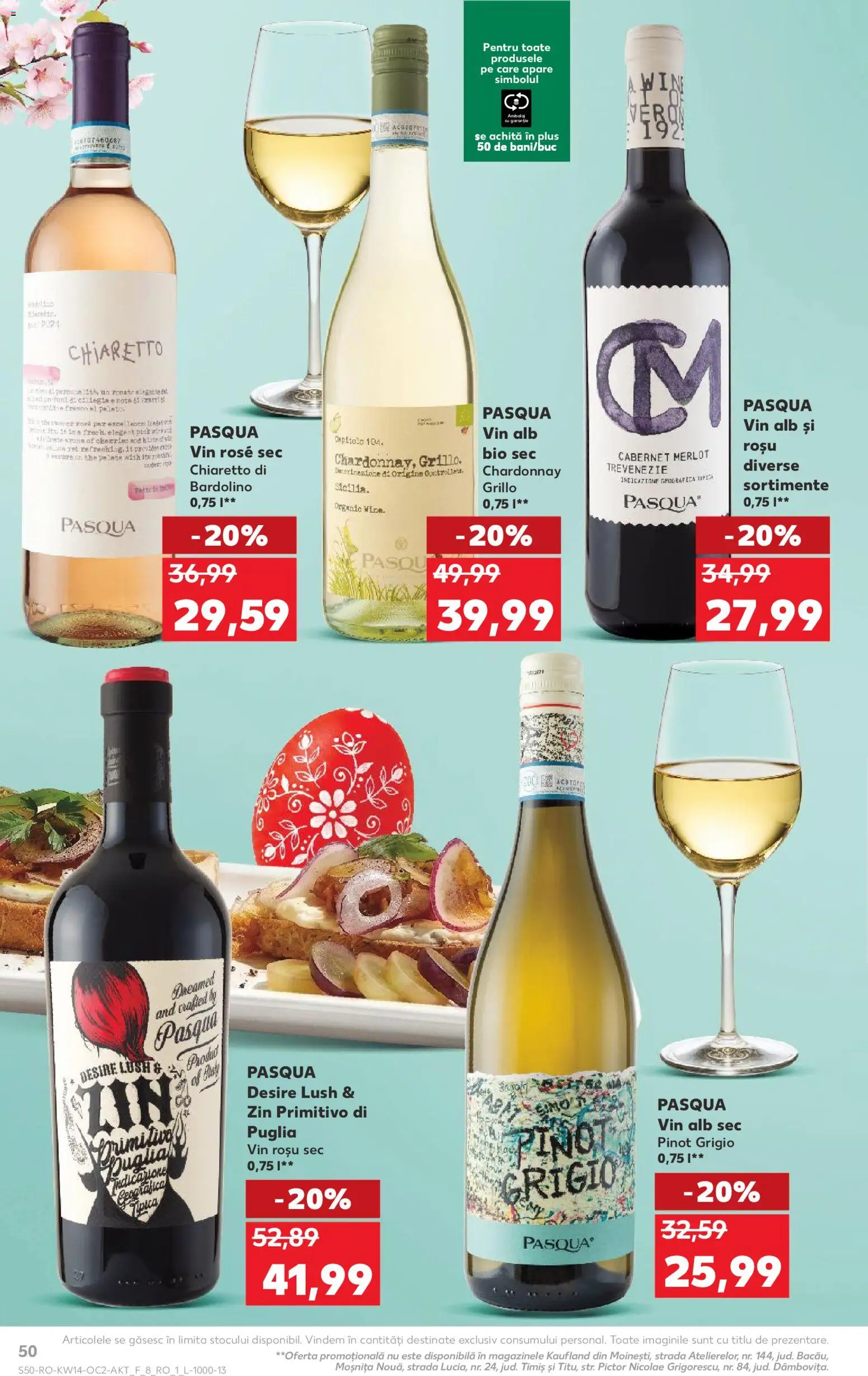 Catalog Kaufland 1 - 6 Aprilie 2026 | Pagina 50 | Produse: Şerit ödül, Vin