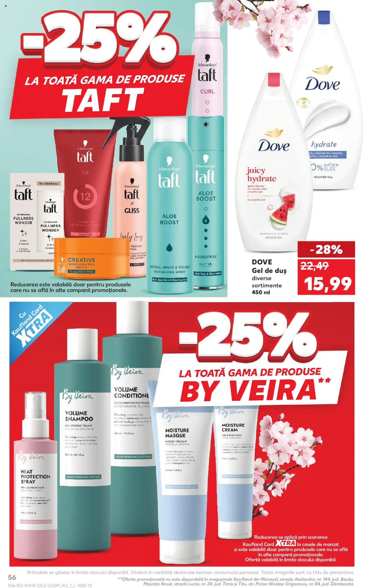 Catalog Kaufland 1 - 6 Aprilie 2026 | Pagina 56 | Produse: Aloe vera, Duș, Gel de duș