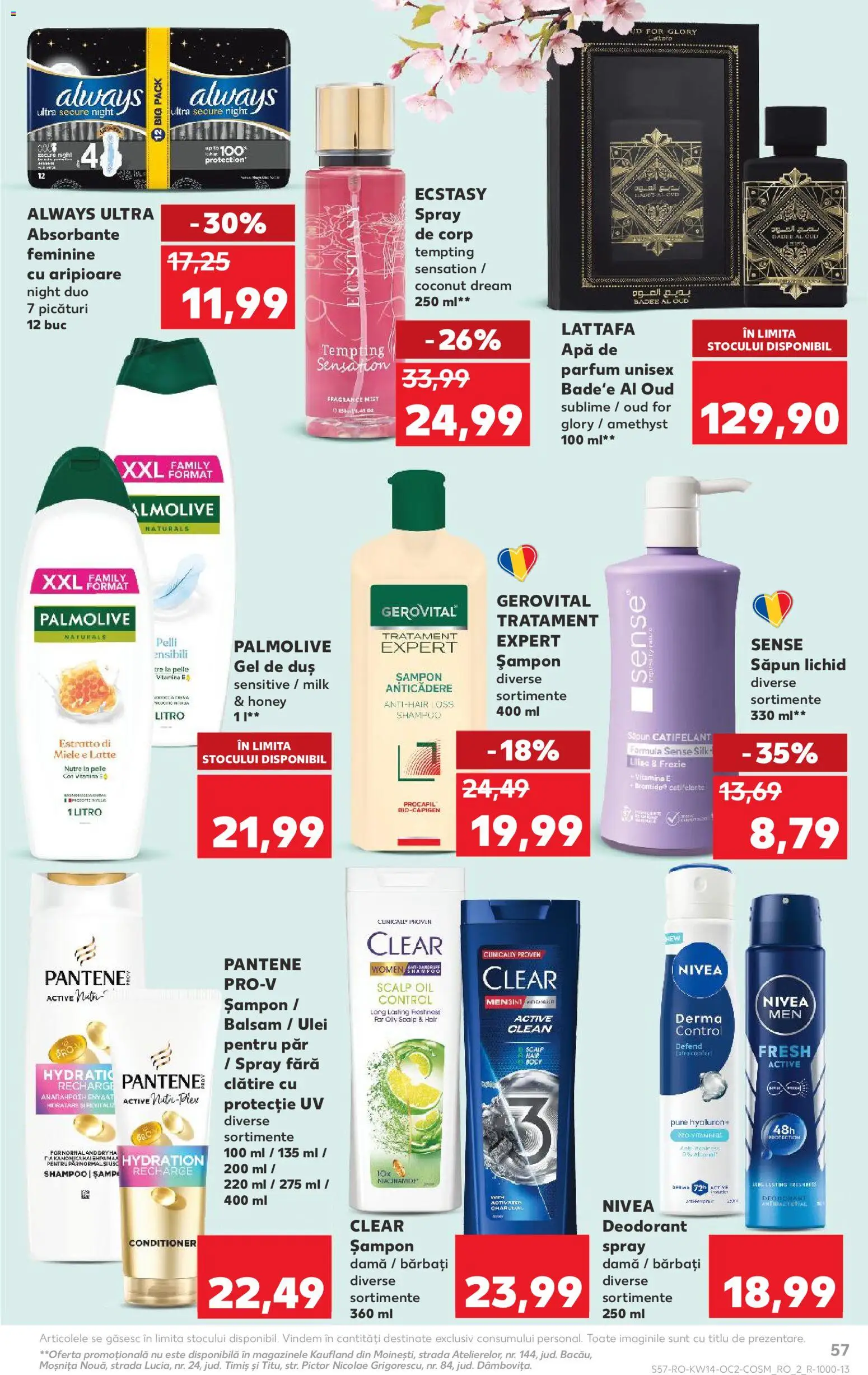 Catalog Kaufland 1 - 6 Aprilie 2026 | Pagina 57 | Produse: Apă de parfum, Pomelo, Parfum, Săpun