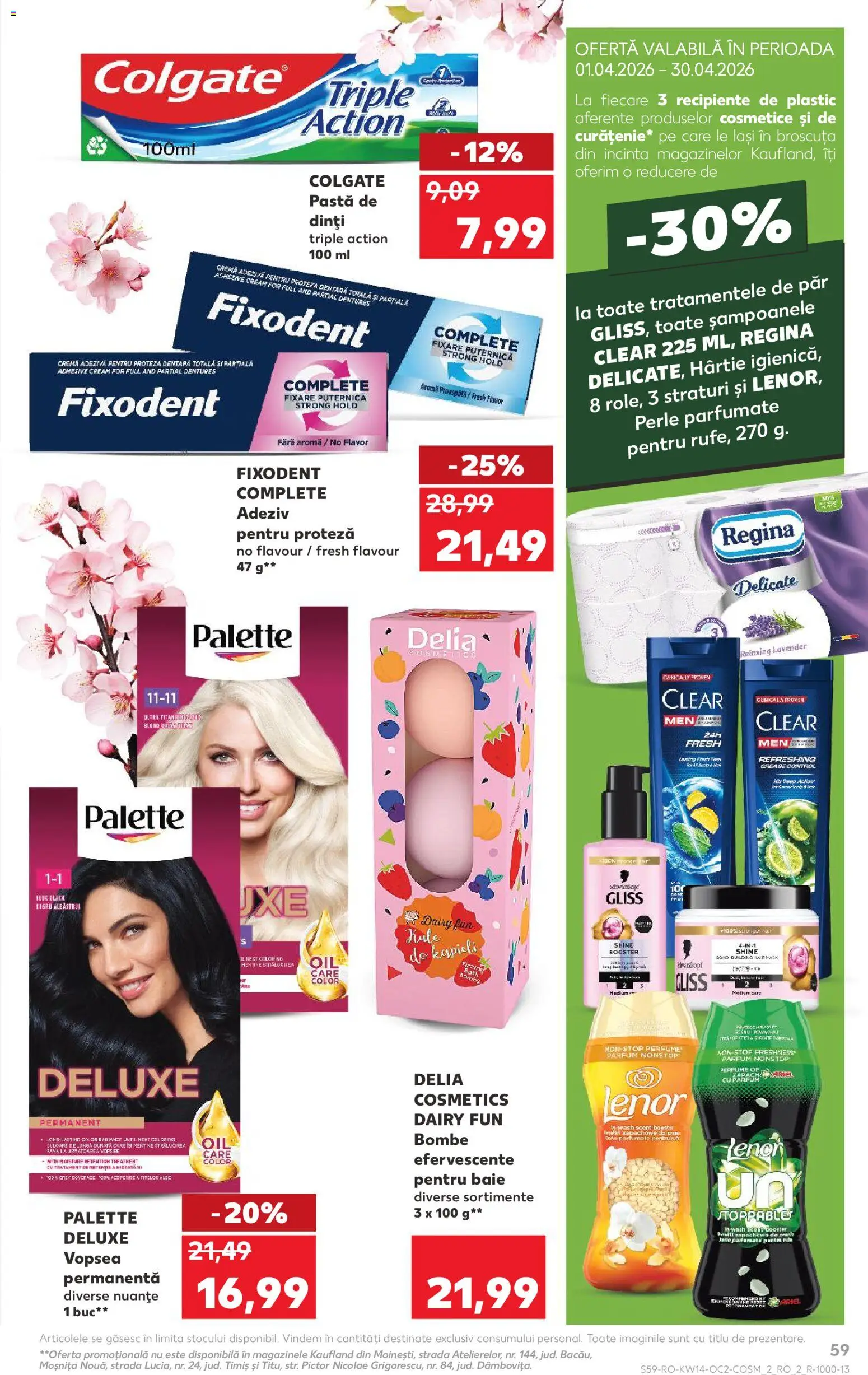 Catalog Kaufland 1 - 6 Aprilie 2026 | Pagina 59 | Produse: Vopsea, Akrilik boya, Parfum, Pastă de dinți