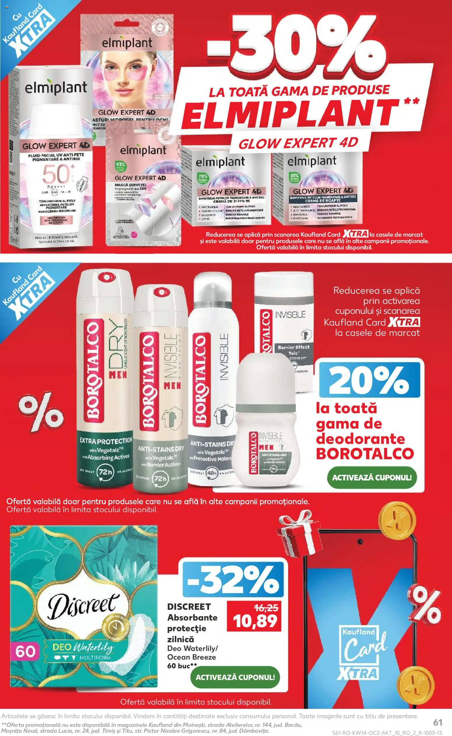 Catalog Kaufland 1 - 6 Aprilie 2026 | Pagina 61 | Produse: Cremă de zi, Cremă de noapte, Cremă, Deodorant