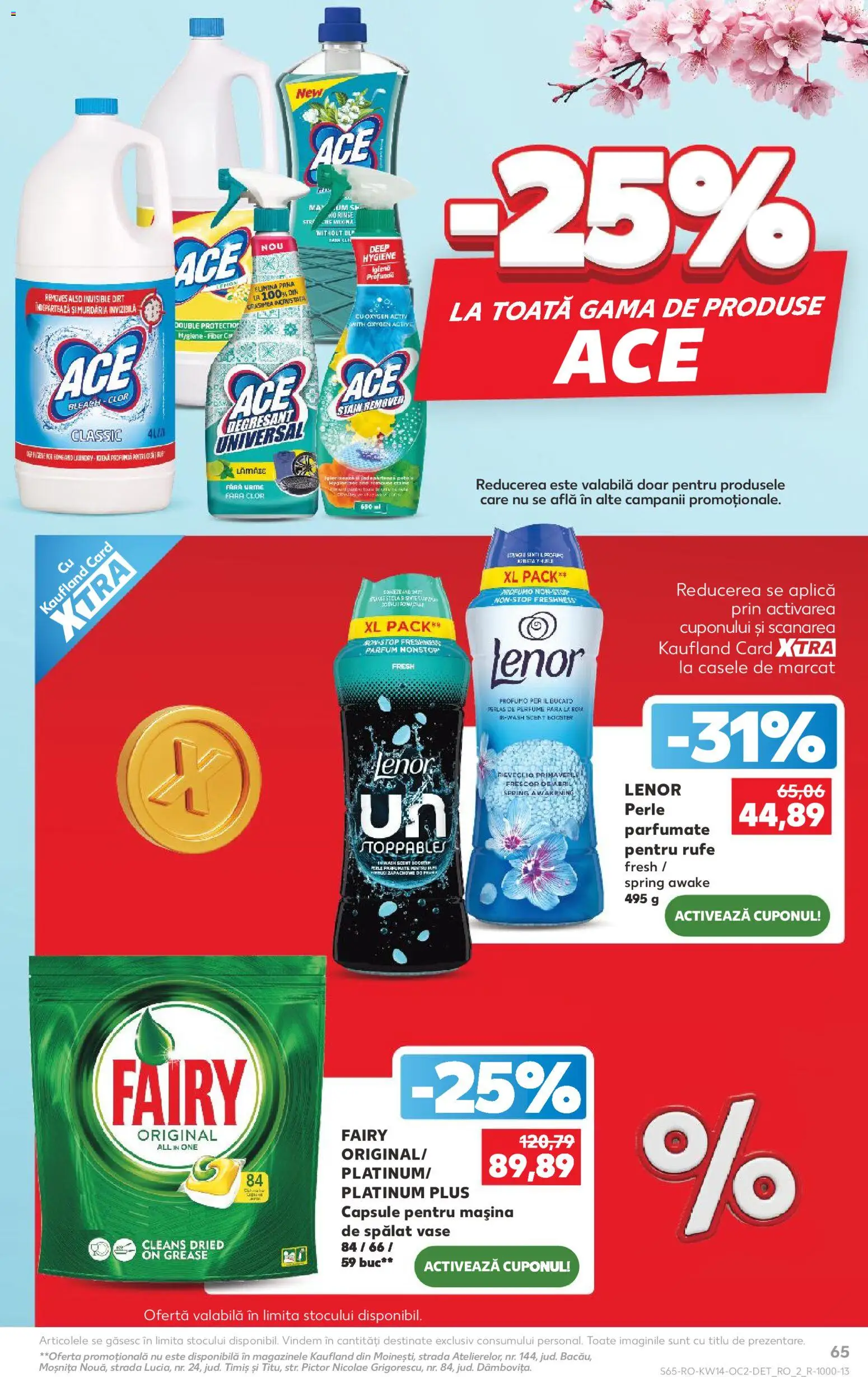 Catalog Kaufland 1 - 6 Aprilie 2026 | Pagina 65 | Produse: Pară, Mașină De Spălat, Parfum, Capsule pentru mașina de spălat